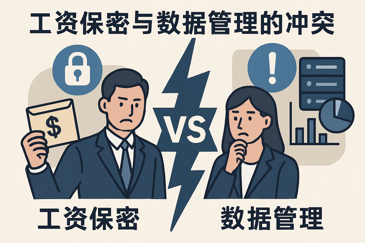 1.2 工资保密与数据管理的冲突