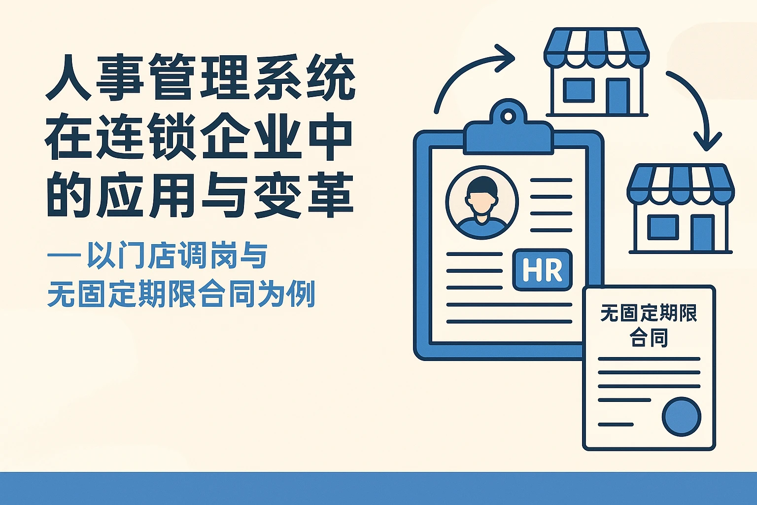 人事管理系统在连锁企业中的应用与变革——以门店调岗与无固定期限合同为例
