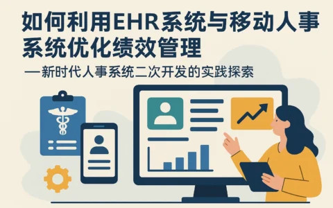 如何利用EHR系统与移动人事系统优化绩效管理 —— 新时代人事系统二次开发的实践探索