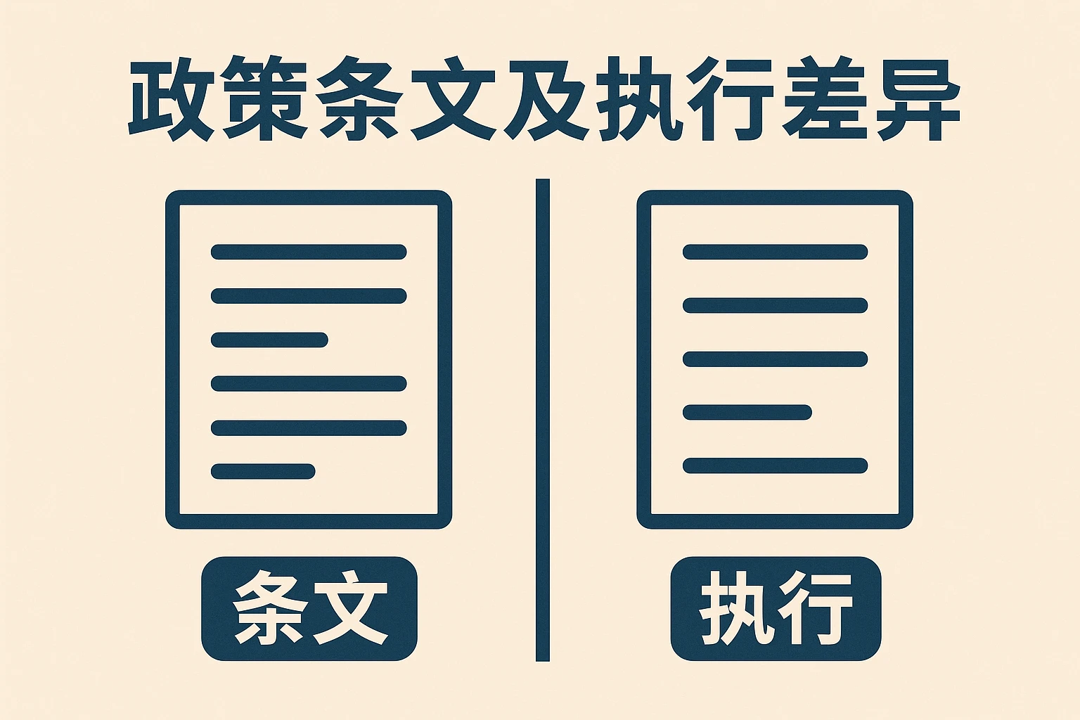 政策条文及执行差异