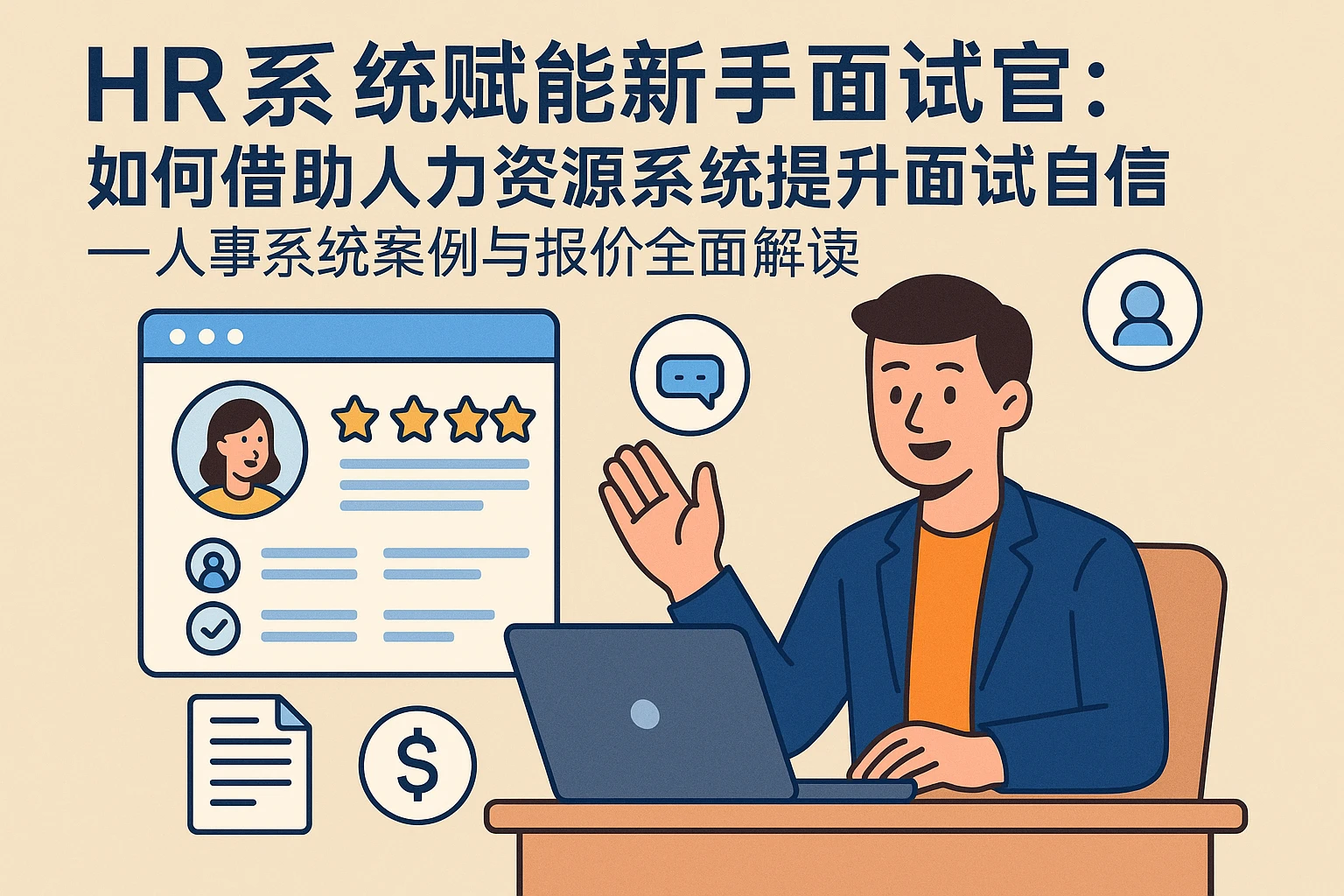 HR系统赋能新手面试官：如何借助人力资源系统提升面试自信——人事系统案例与报价全面解读