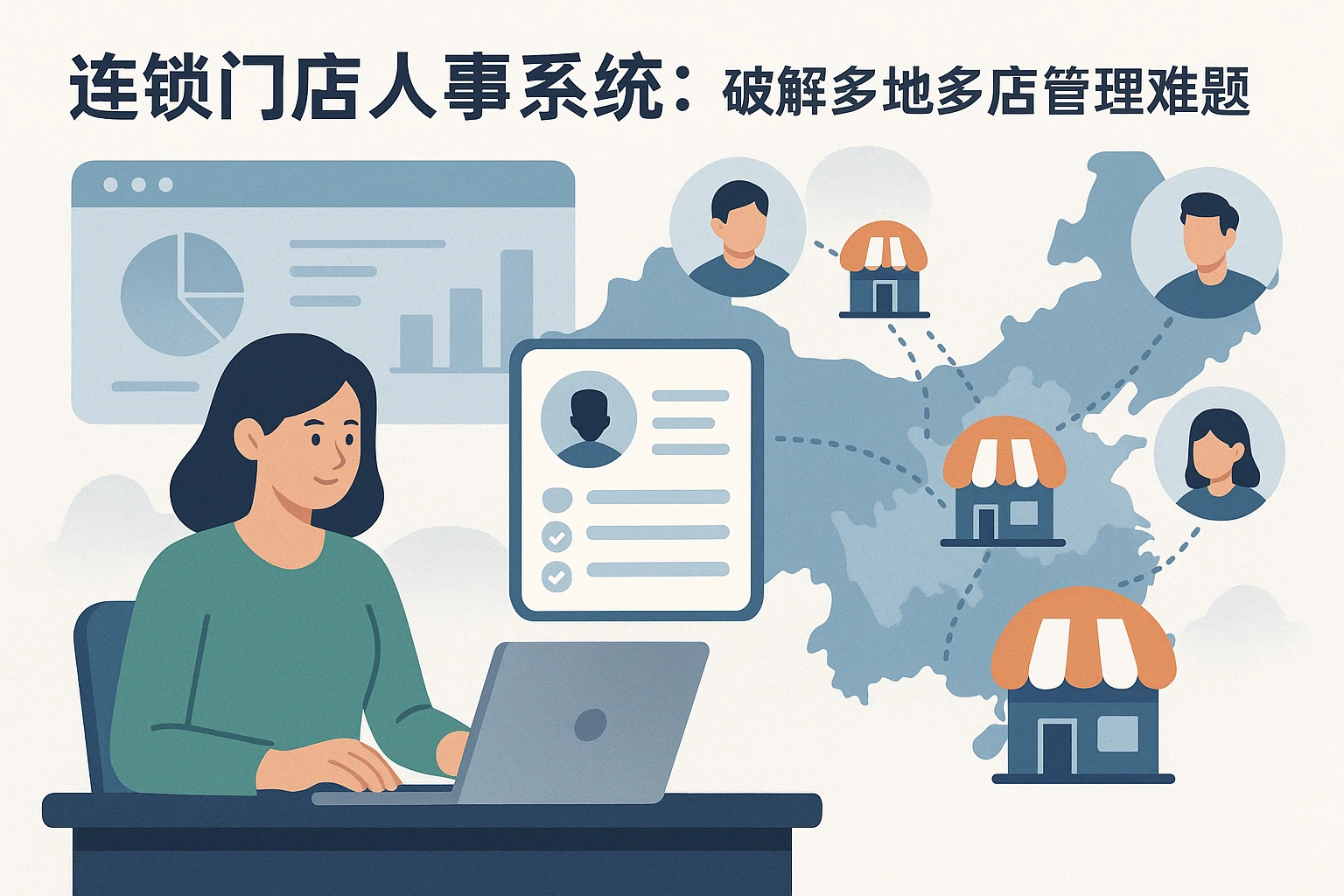 连锁门店人事系统：破解多地多店管理难题