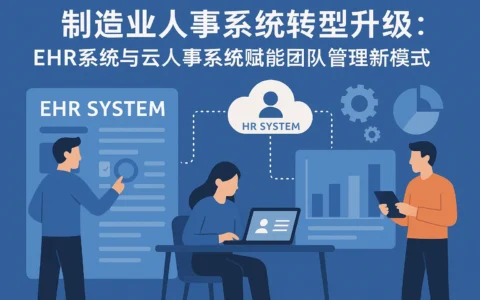 制造业人事系统转型升级：EHR系统与云人事系统赋能团队管理新模式