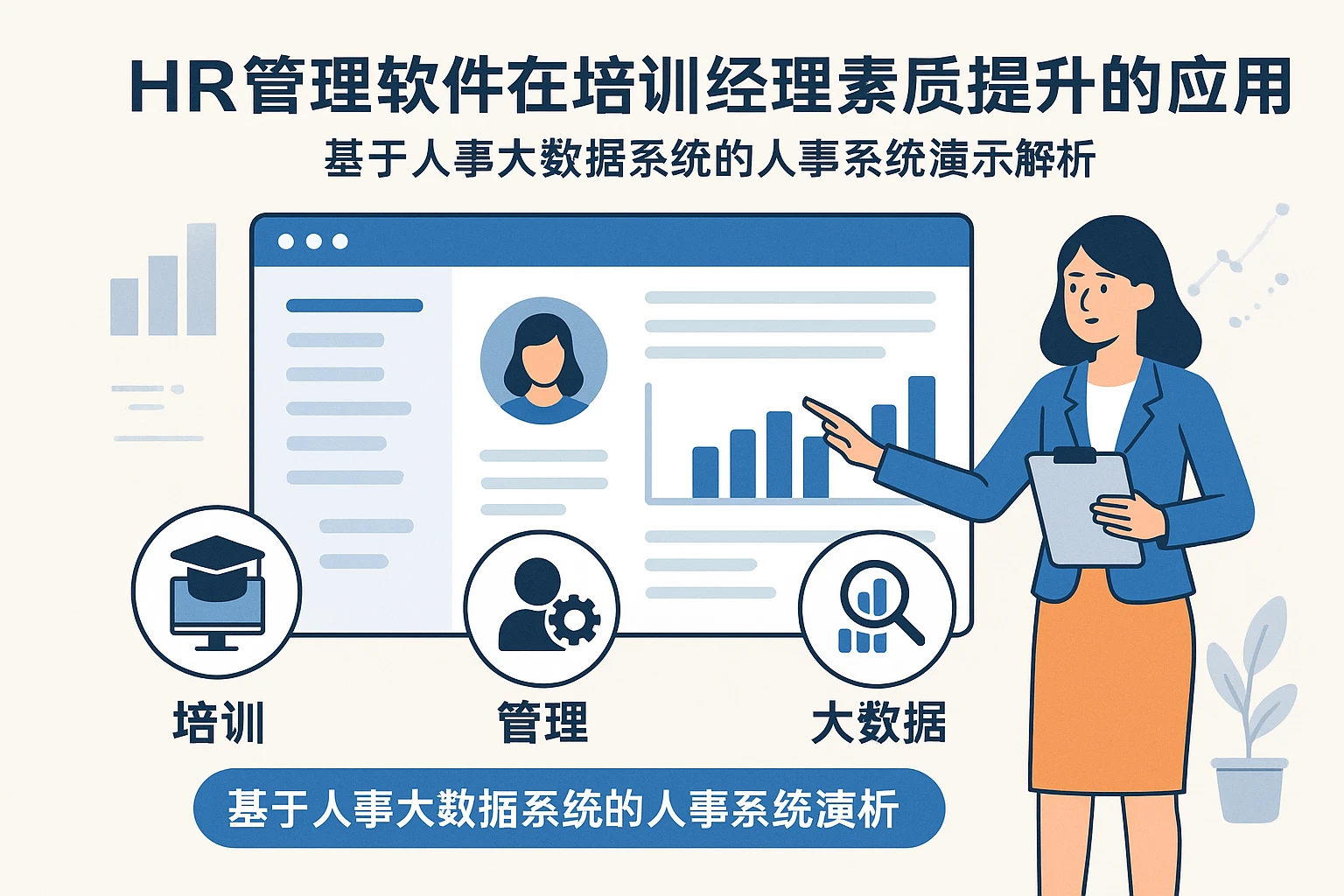 HR管理软件在培训经理素质提升的应用——基于人事大数据系统的人事系统演示解析