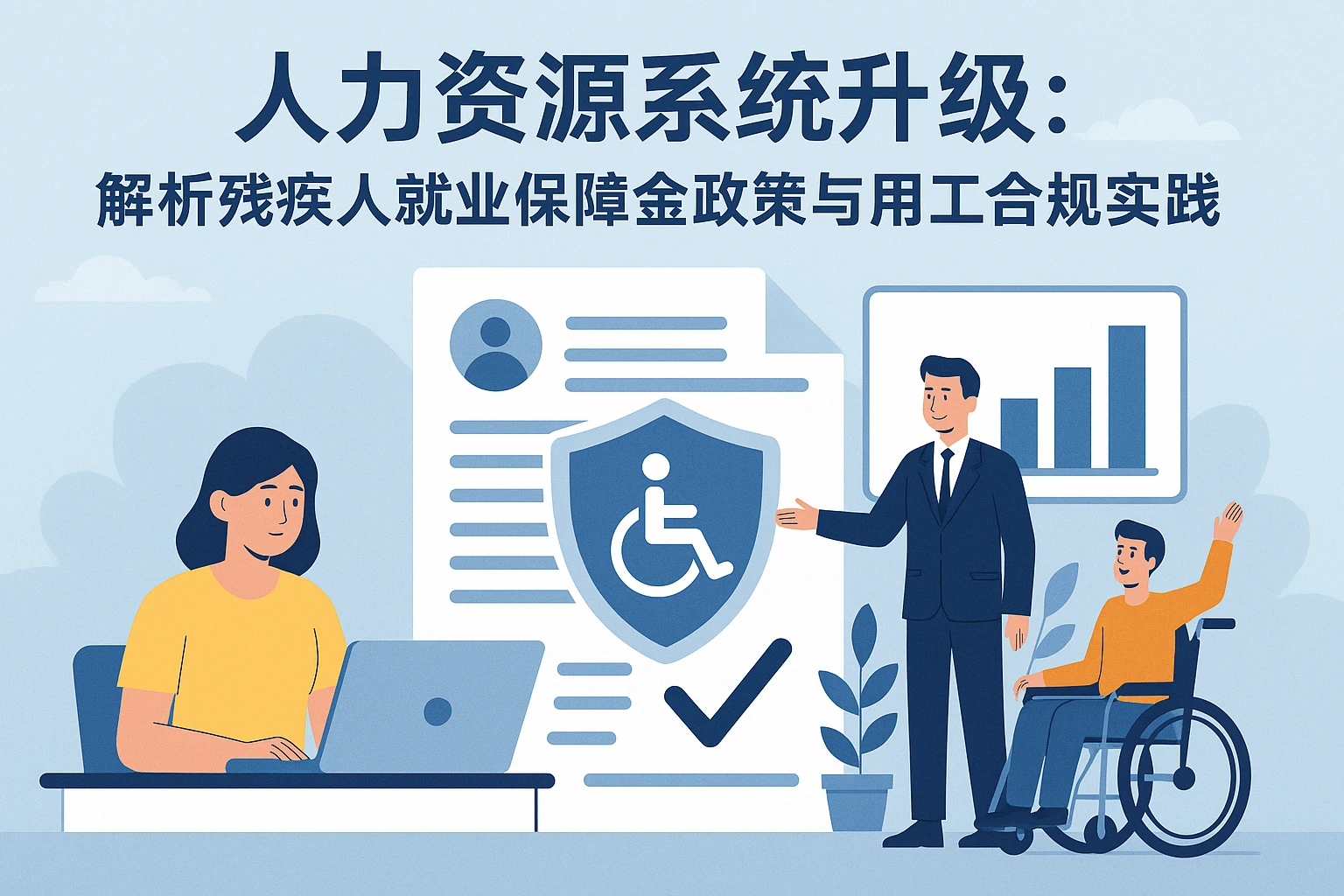 人力资源系统升级：解析残疾人就业保障金政策与用工合规实践