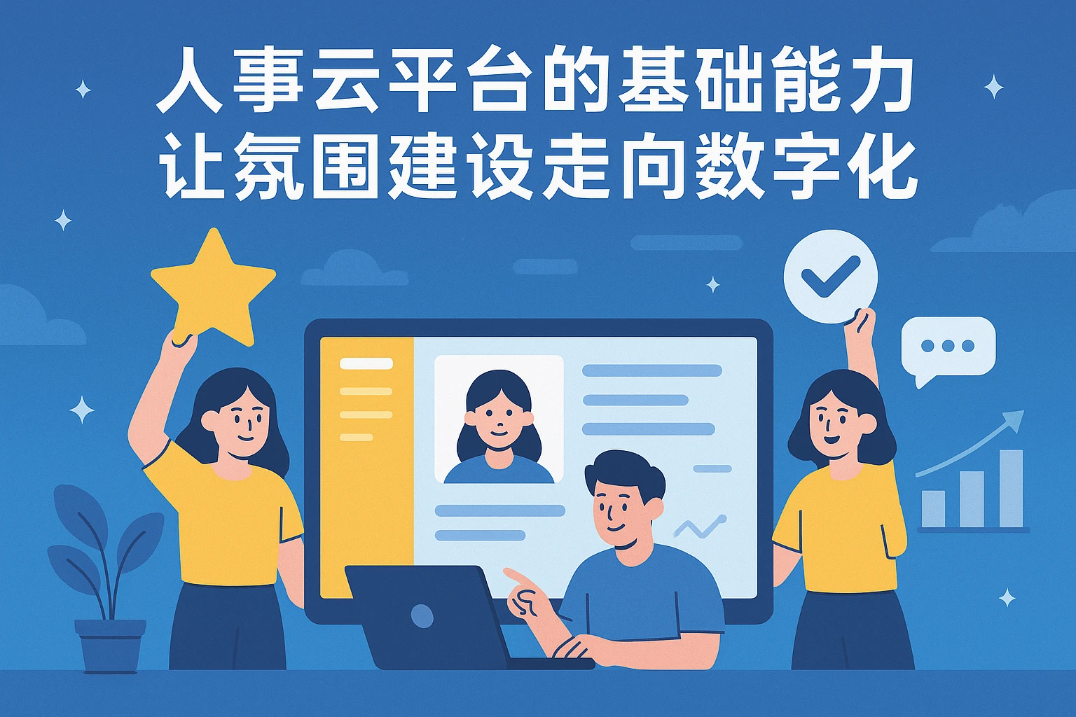 人事云平台的基础能力，让氛围建设走向数字化