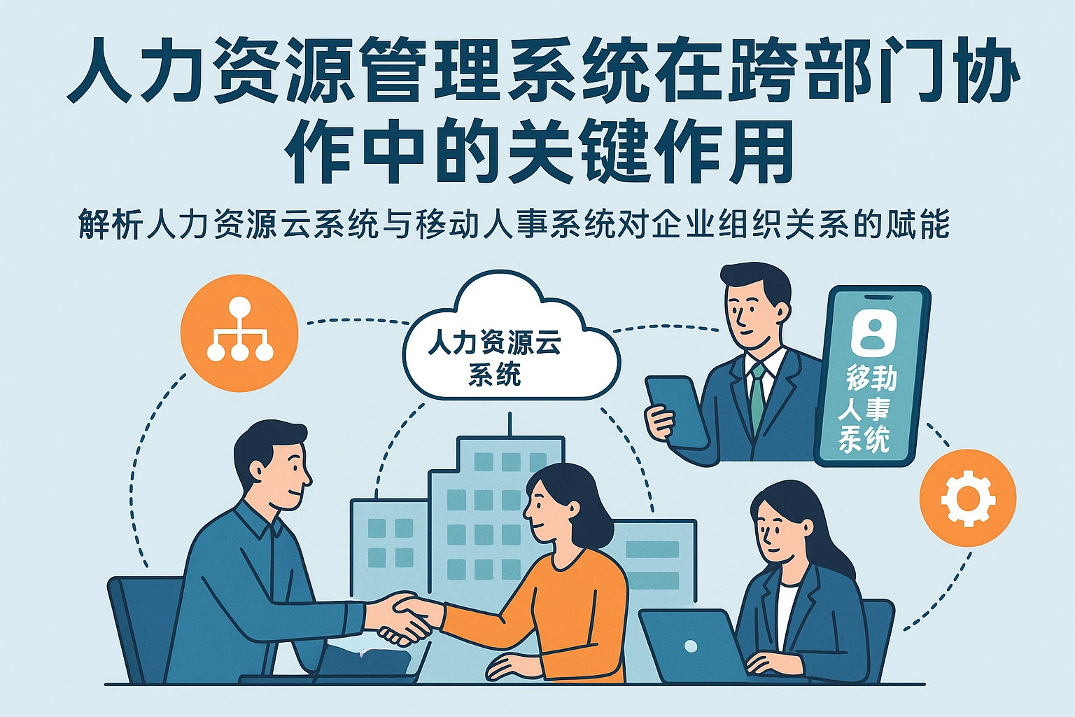 人力资源管理系统在跨部门协作中的关键作用 —— 解析人力资源云系统与移动人事系统对企业组织关系的赋能