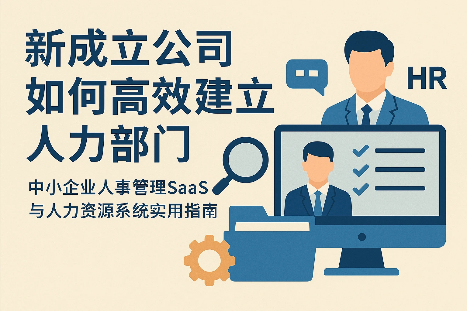 新成立公司如何高效建立人力部门——中小企业人事管理SaaS与人力资源系统实用指南