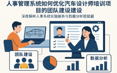 人事管理系统如何优化汽车设计师培训项目的团队建设——深度解析人事系统实施服务与数据分析赋能