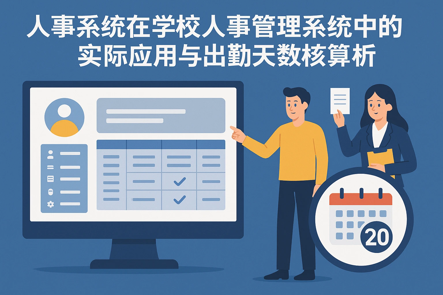 人事系统在学校人事管理系统中的实际应用与出勤天数核算解析