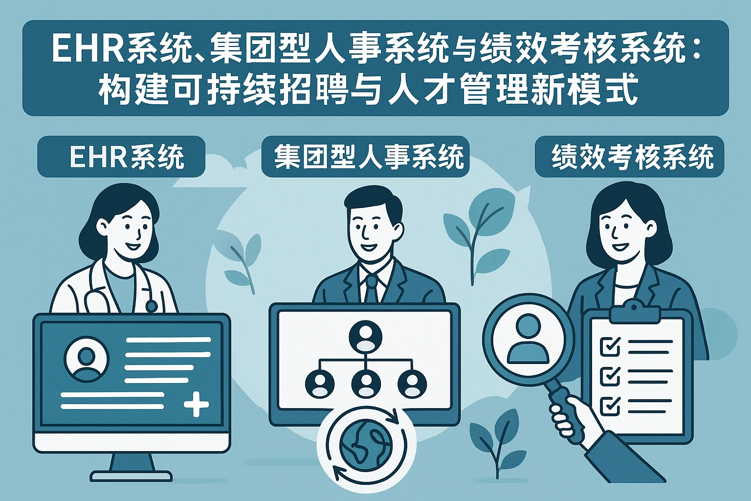 EHR系统、集团型人事系统与绩效考核系统：构建可持续招聘与人才管理新模式