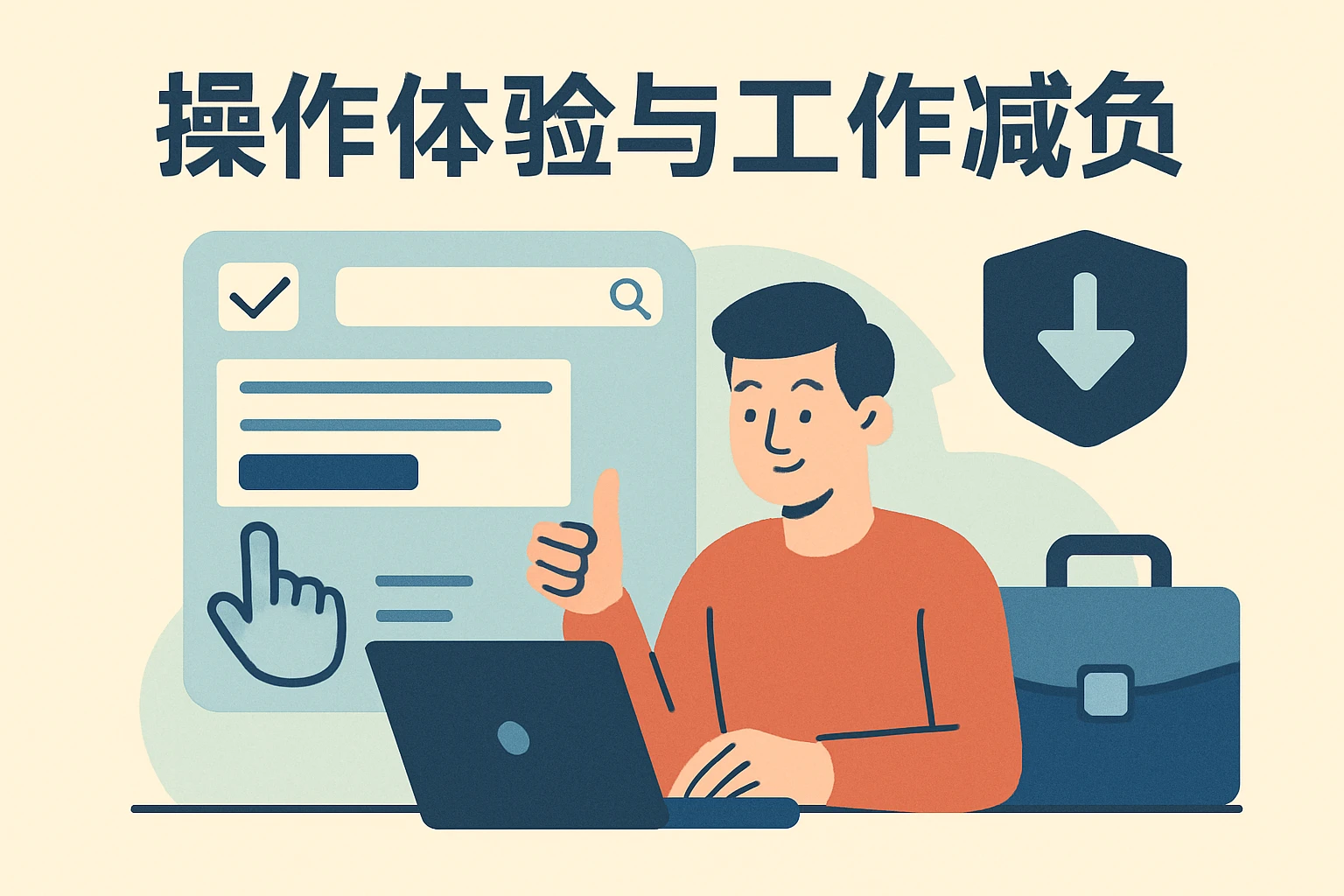 操作体验与工作减负