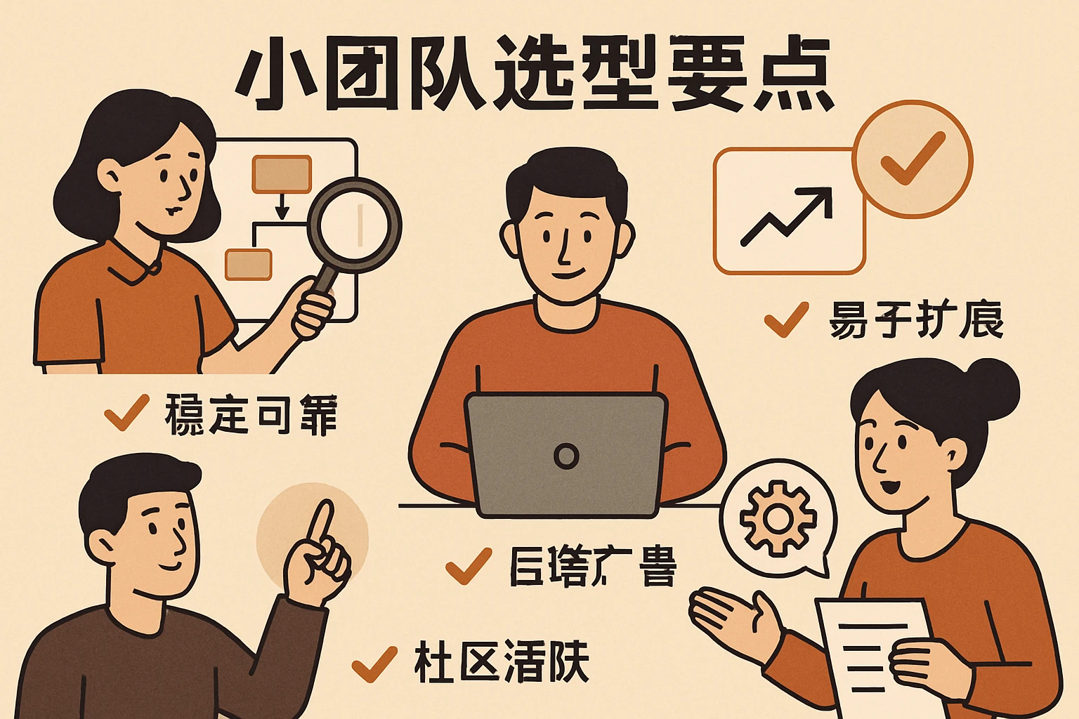 小团队选型要点