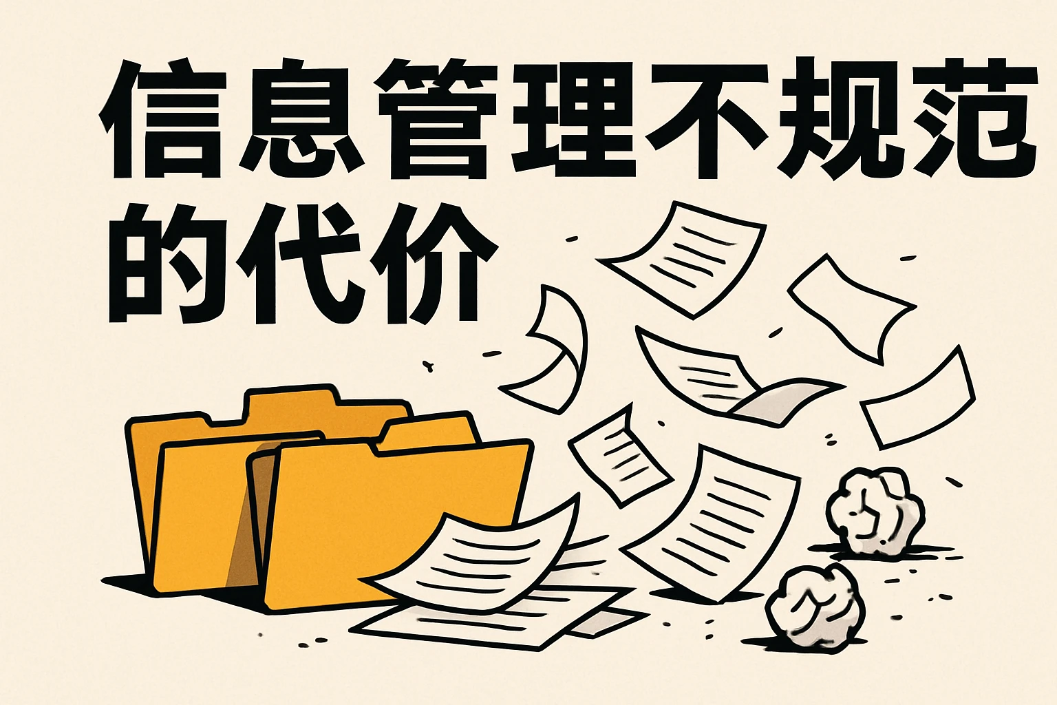 信息管理不规范的代价