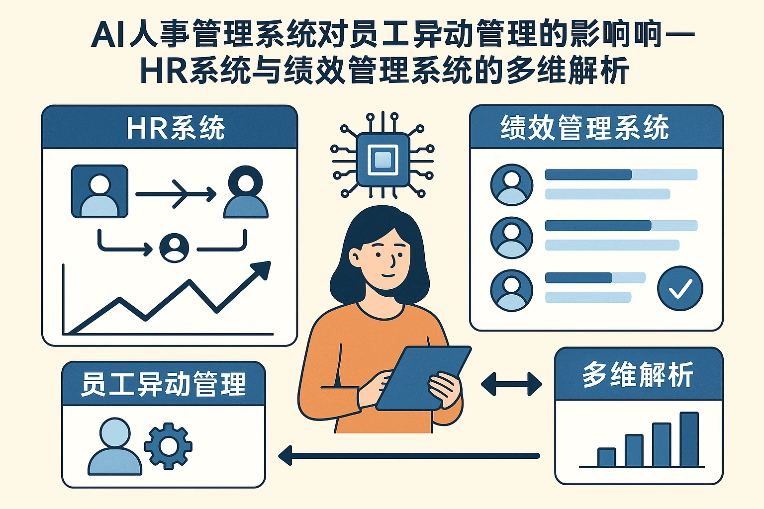 AI人事管理系统对员工异动管理的影响——HR系统与绩效管理系统的多维解析