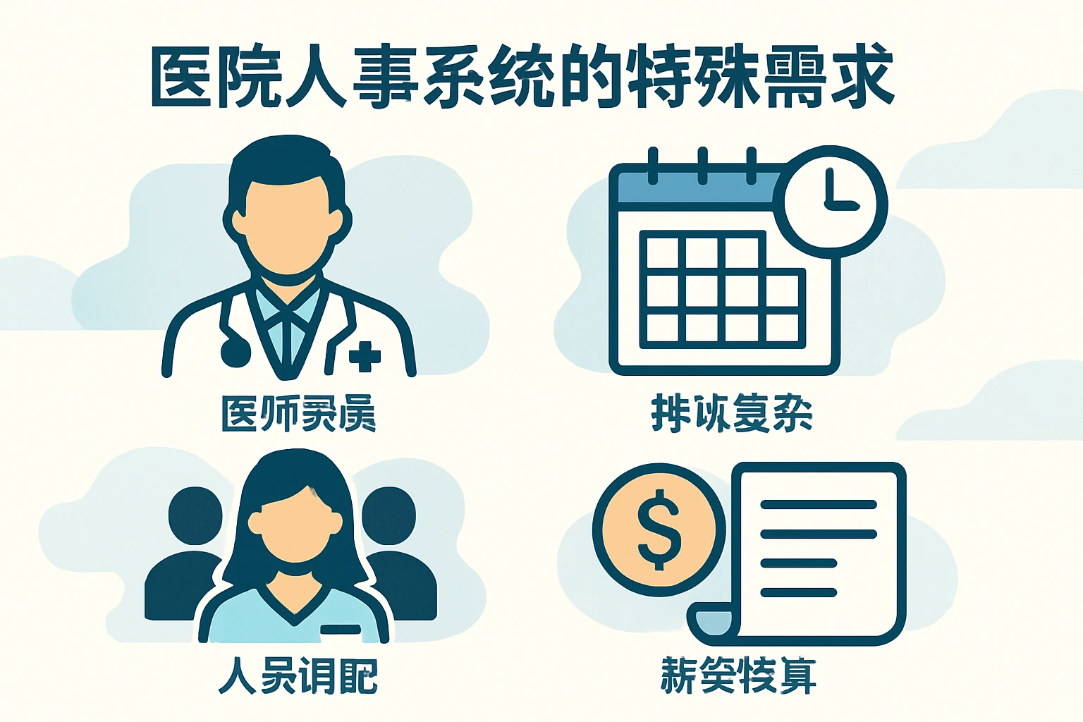 医院人事系统的特殊需求