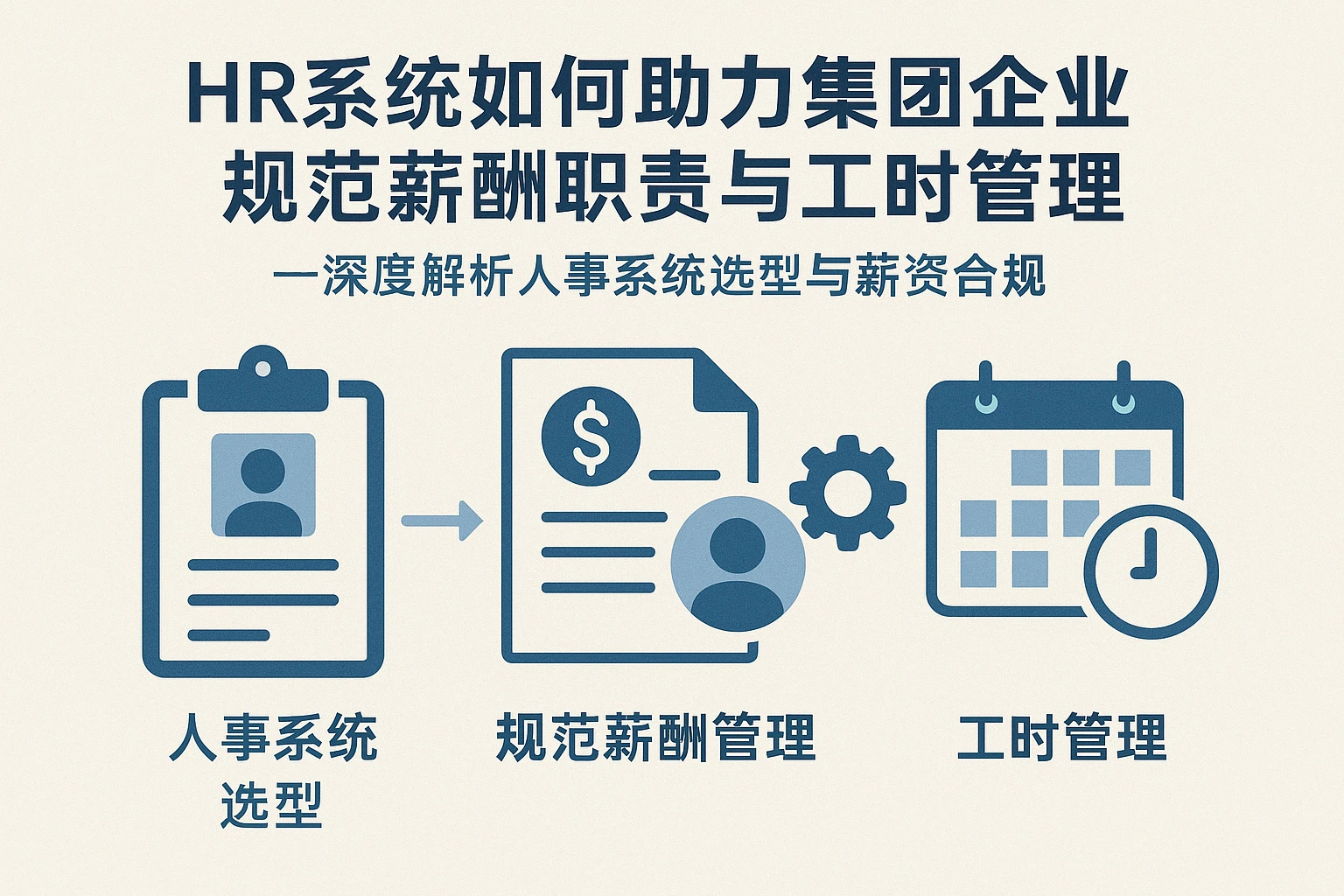 HR系统如何助力集团企业规范薪酬职责与工时管理——深度解析人事系统选型与薪资合规