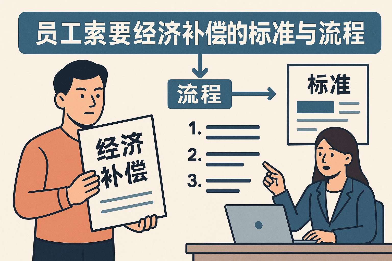 员工索要经济补偿的标准与流程