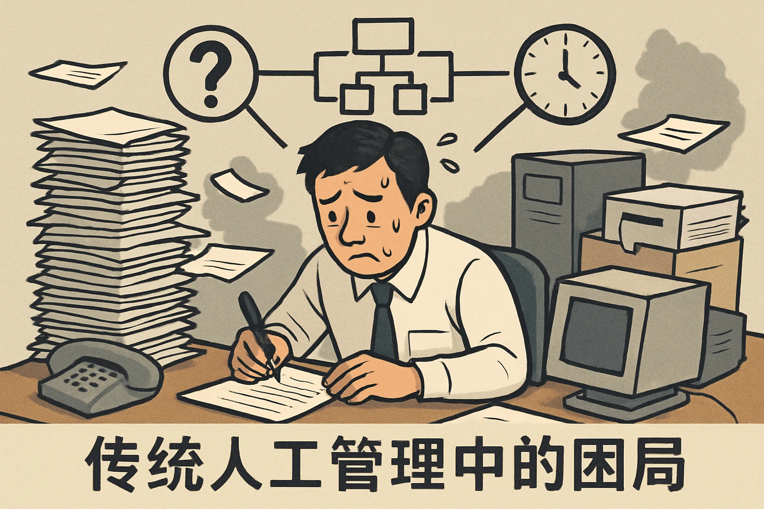 传统人工管理中的困局