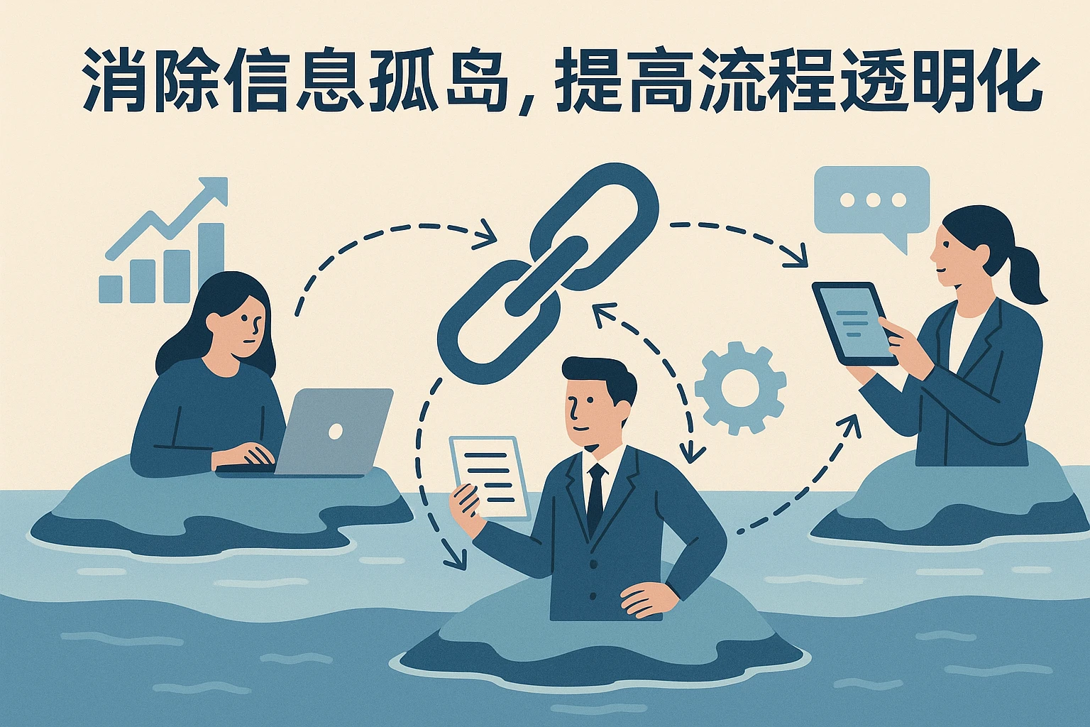 消除信息孤岛，提高流程透明化