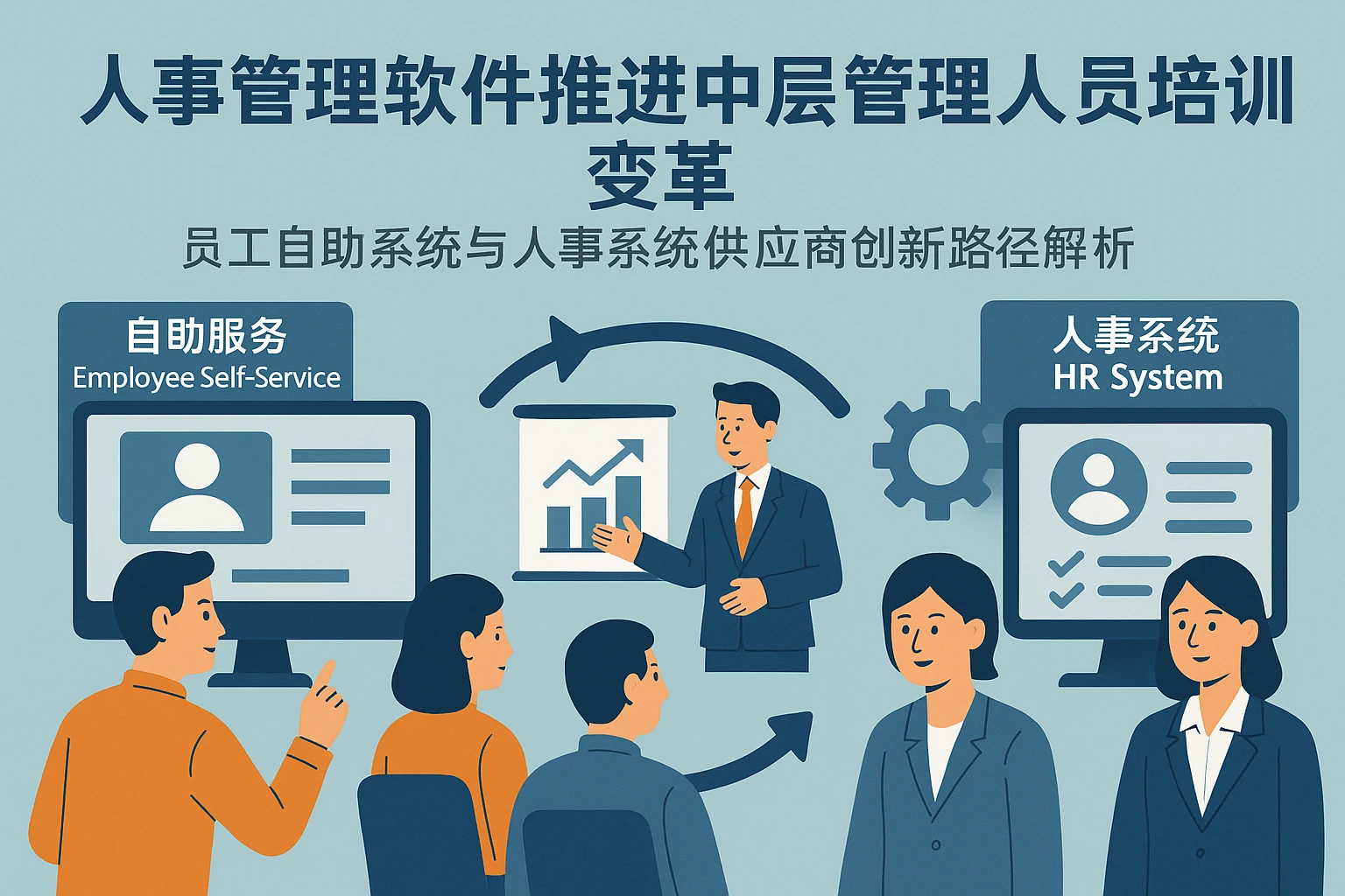 人事管理软件推动中层管理人员培训变革——员工自助系统与人事系统供应商创新路径解析