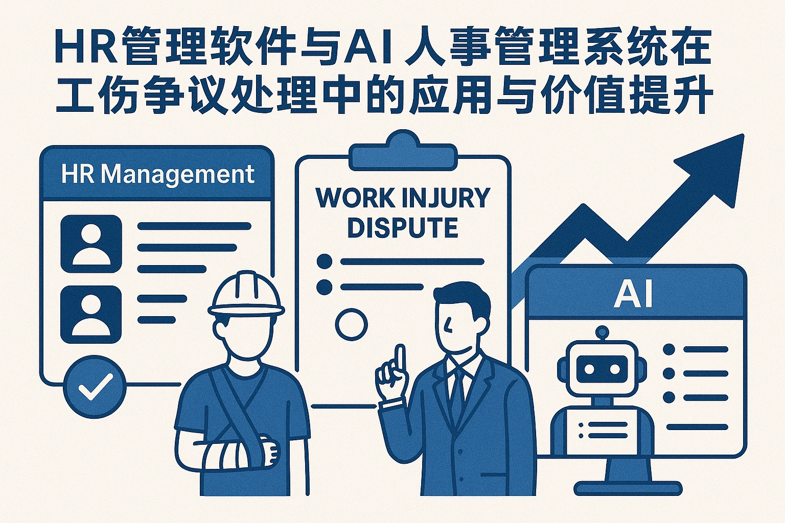 HR管理软件与AI人事管理系统在工伤争议处理中的应用与价值提升
