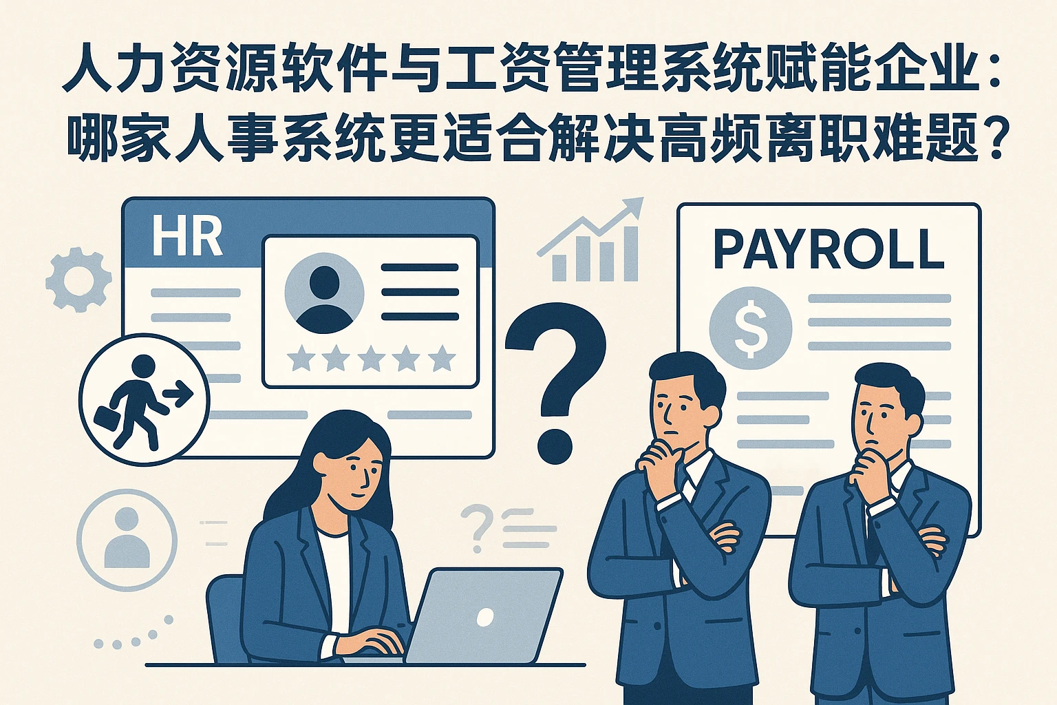 人力资源软件与工资管理系统赋能企业：哪家人事系统更适合解决高频离职难题？