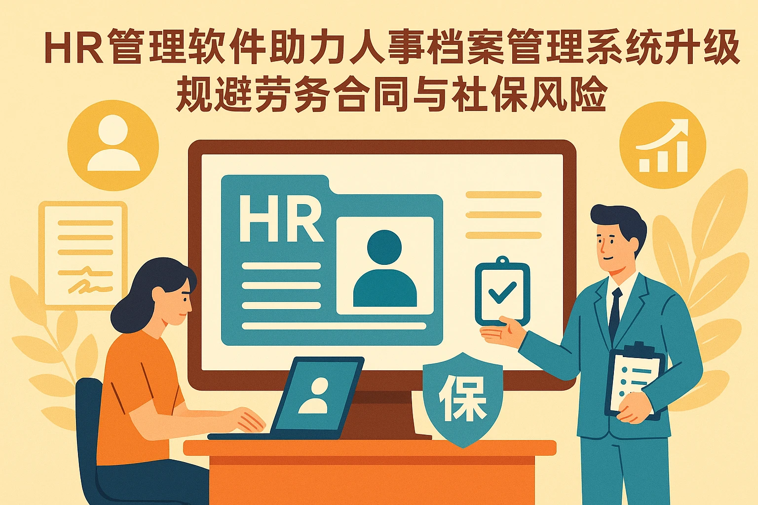HR管理软件如何助力人事档案管理系统升级，规避劳务合同与社保风险