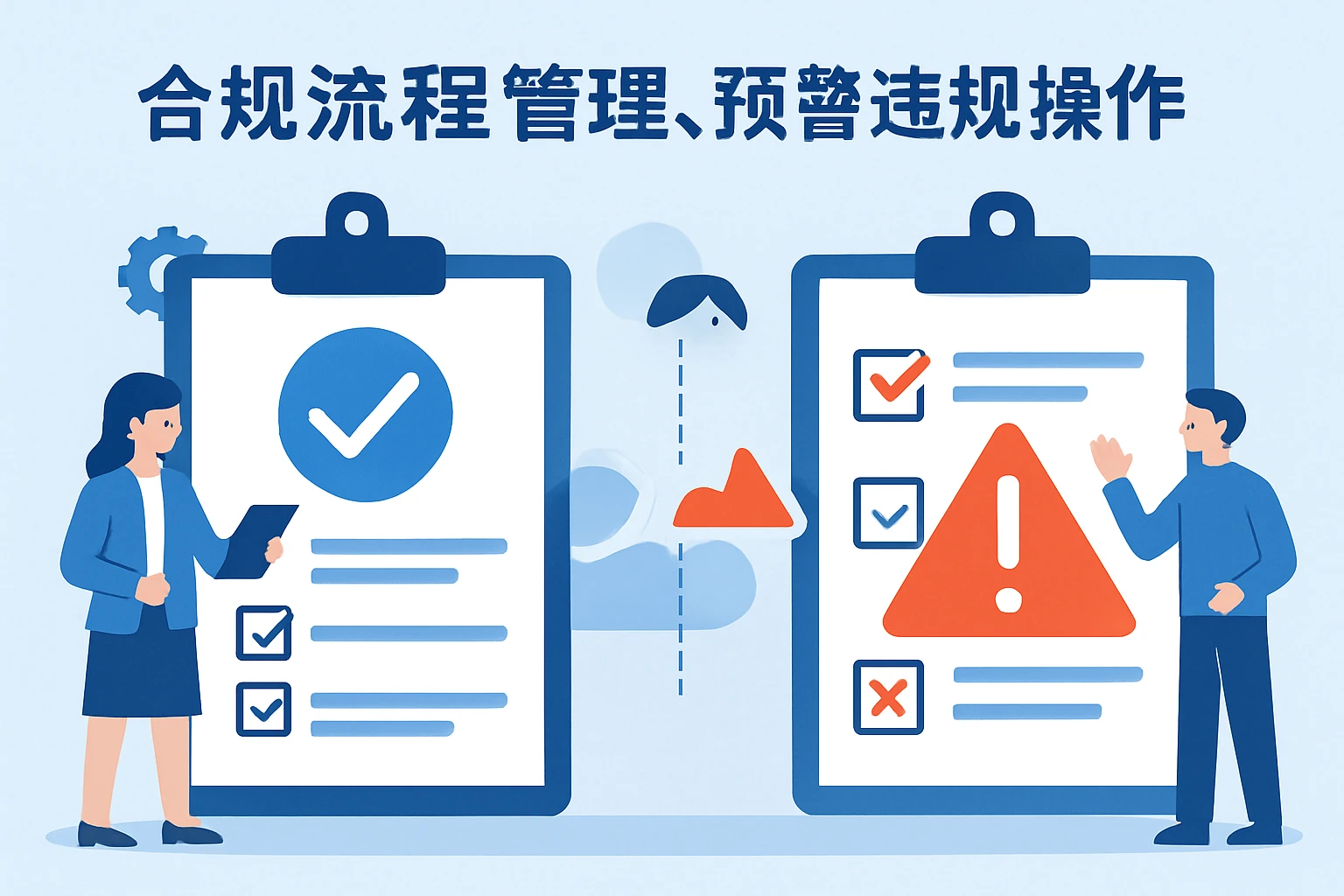 合规流程管理，预警违规操作