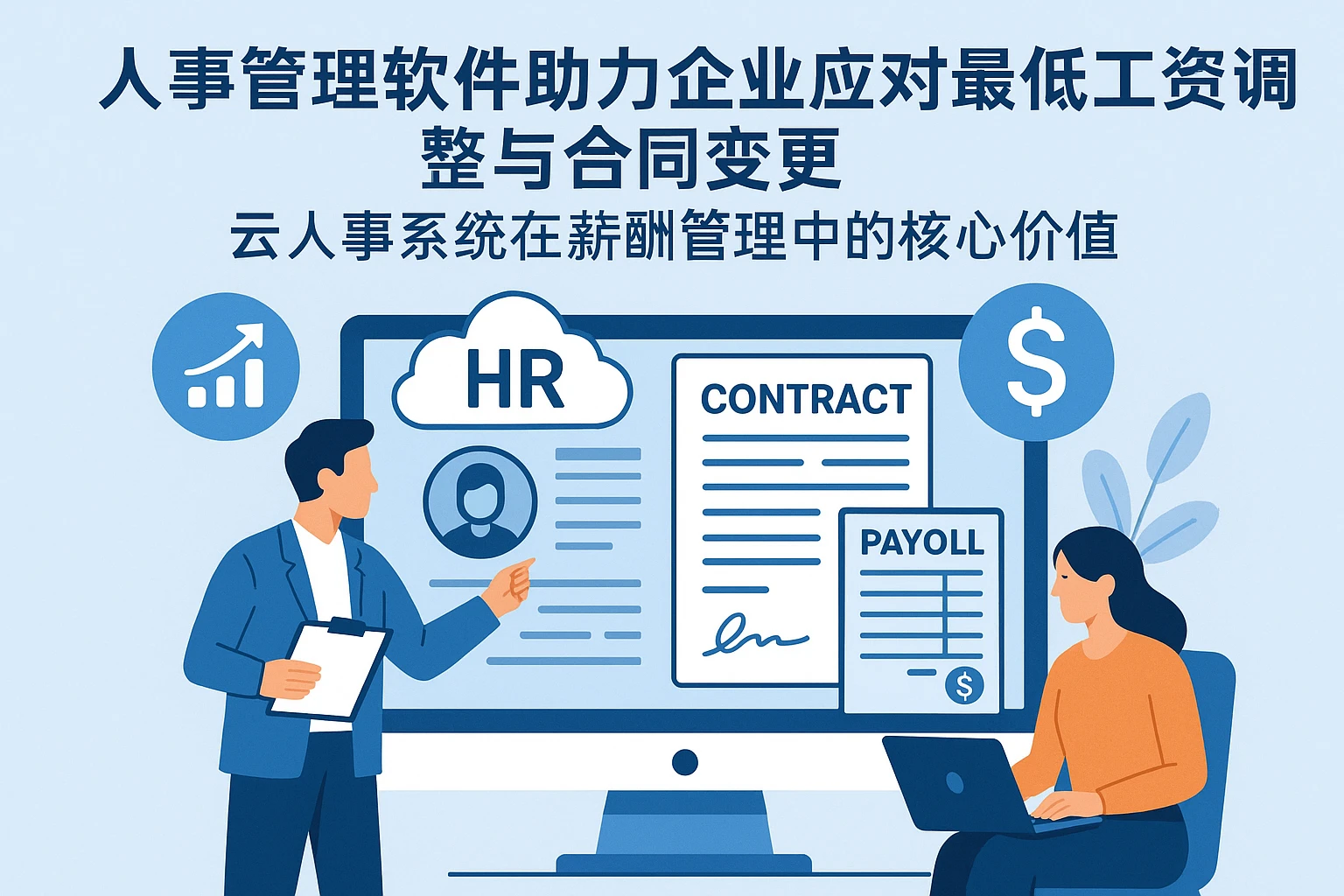 人事管理软件助力企业应对最低工资调整与合同变更——云人事系统在薪酬管理中的核心价值