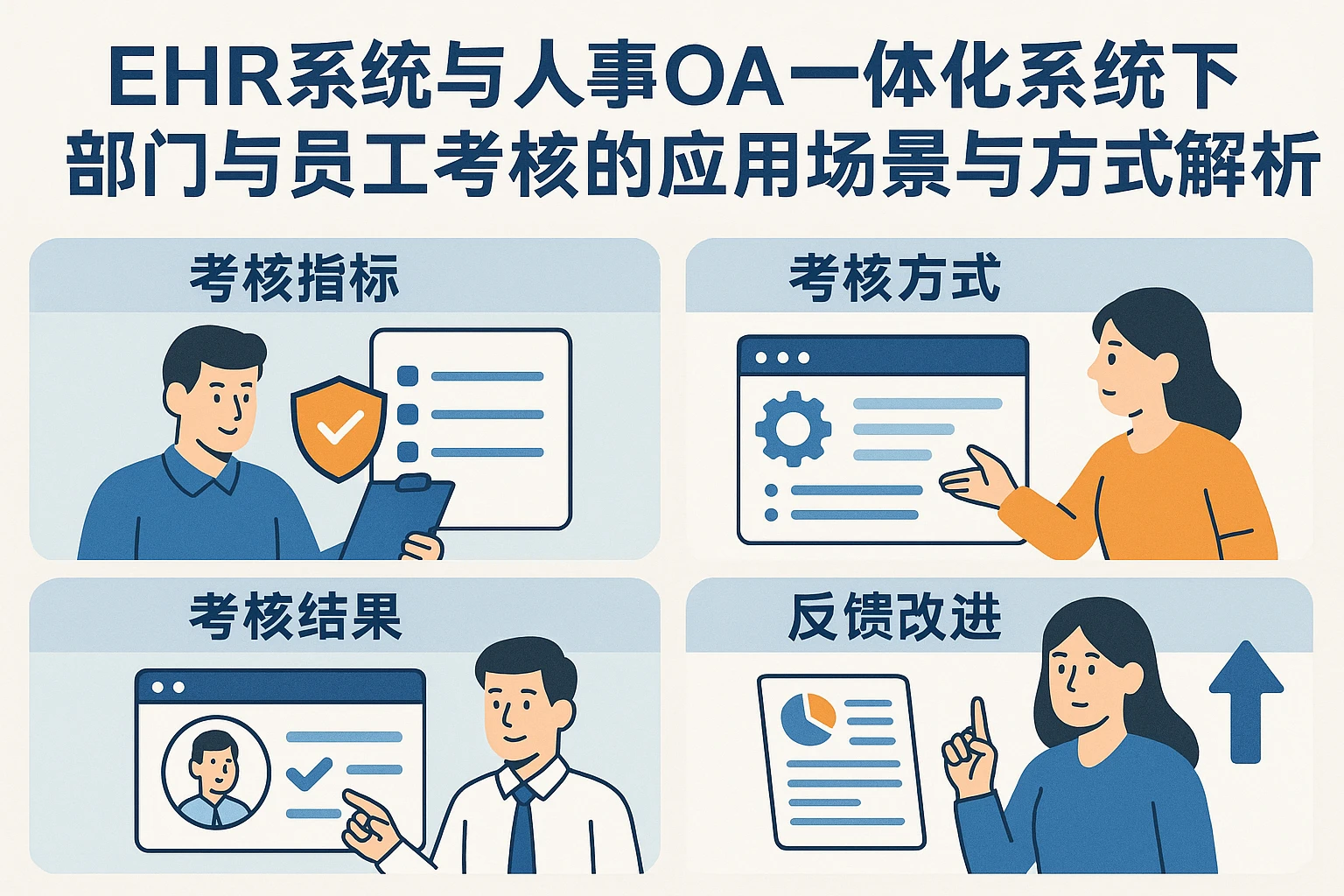 EHR系统与人事OA一体化系统下，部门与员工考核的应用场景与方式解析