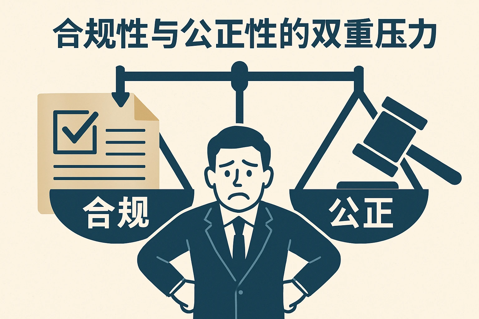 合规性与公正性的双重压力
