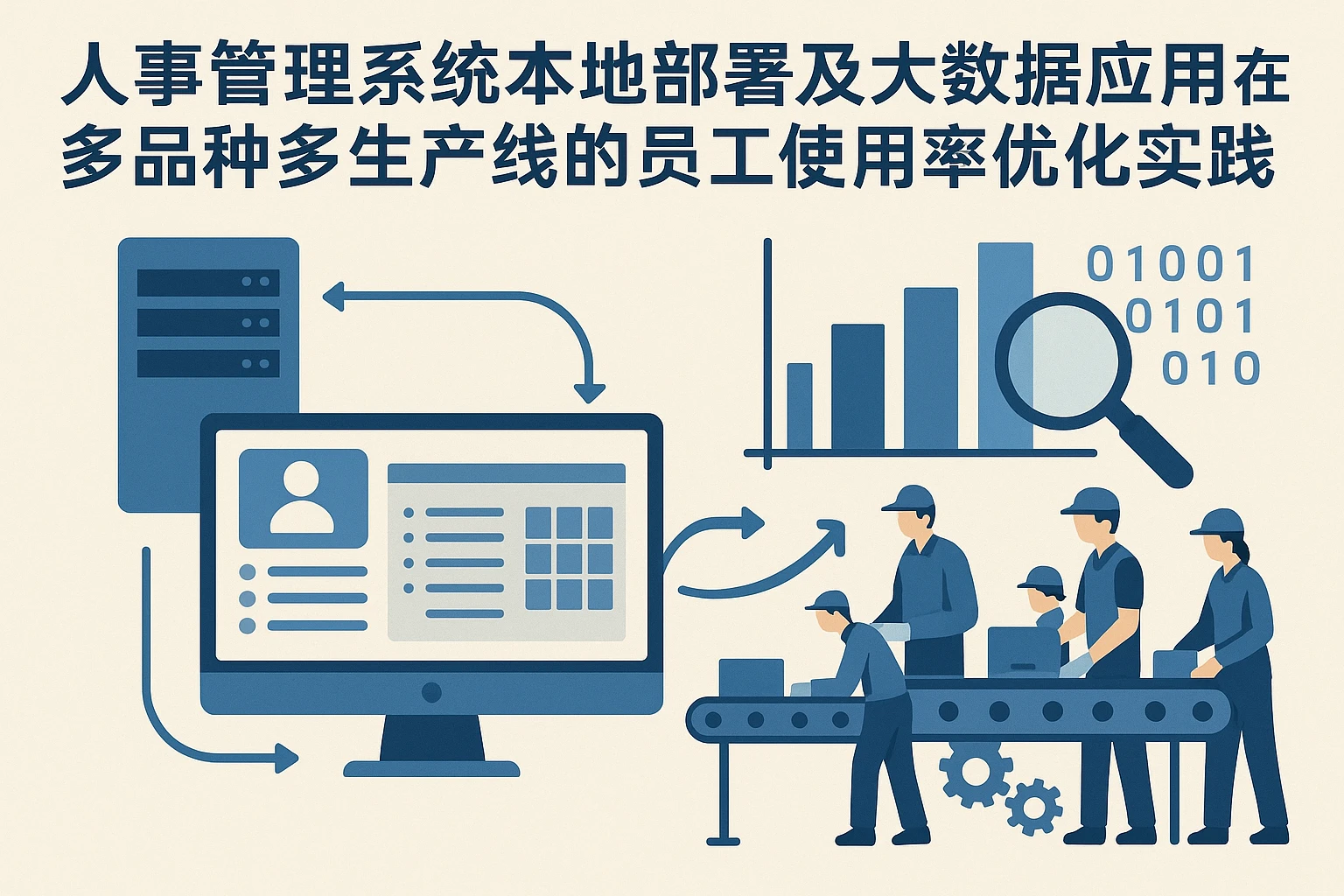 人事管理系统本地部署及大数据应用在多品种多生产线的员工使用率优化实践