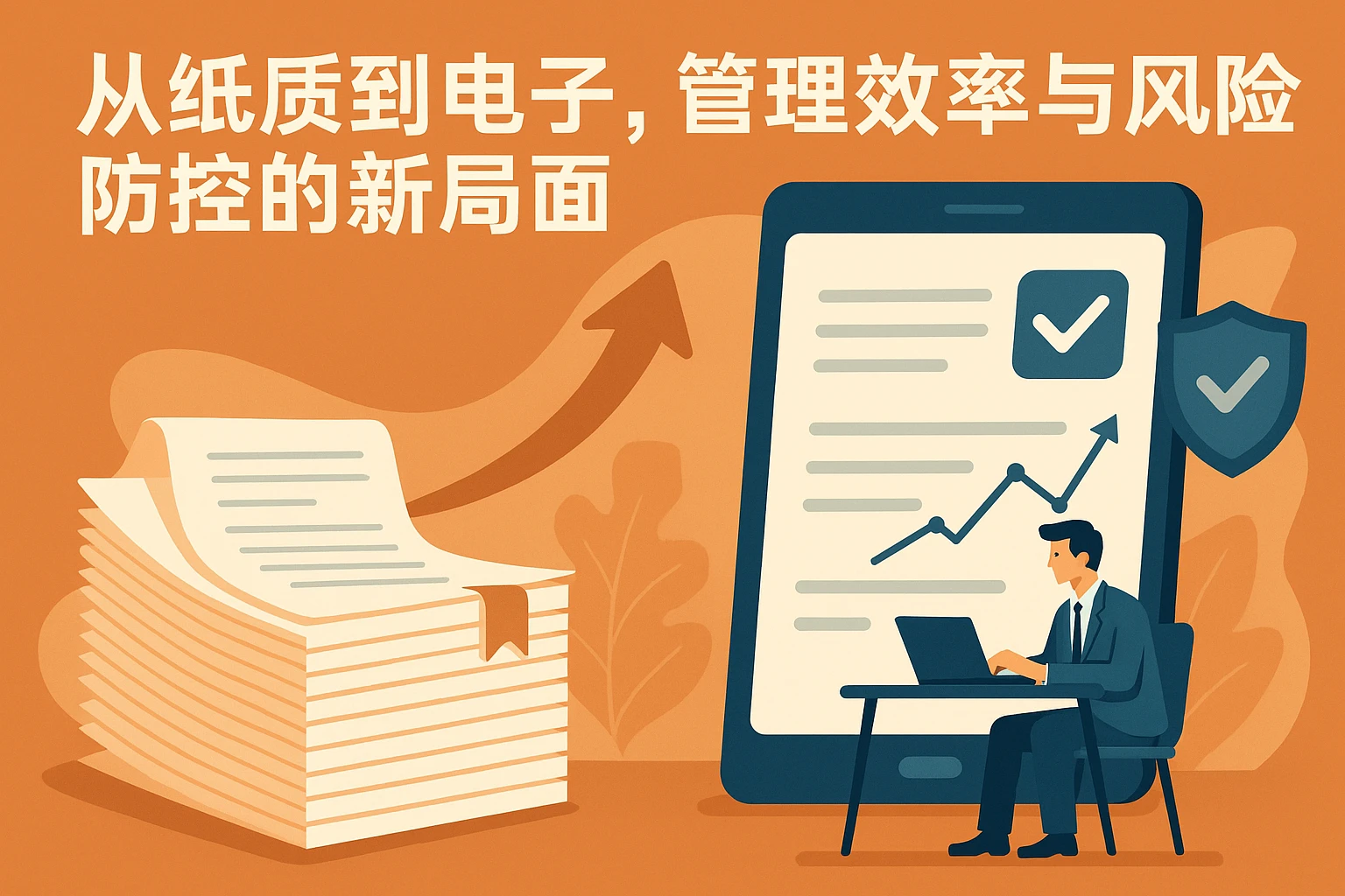 从纸质到电子，管理效率与风险防控的新局面