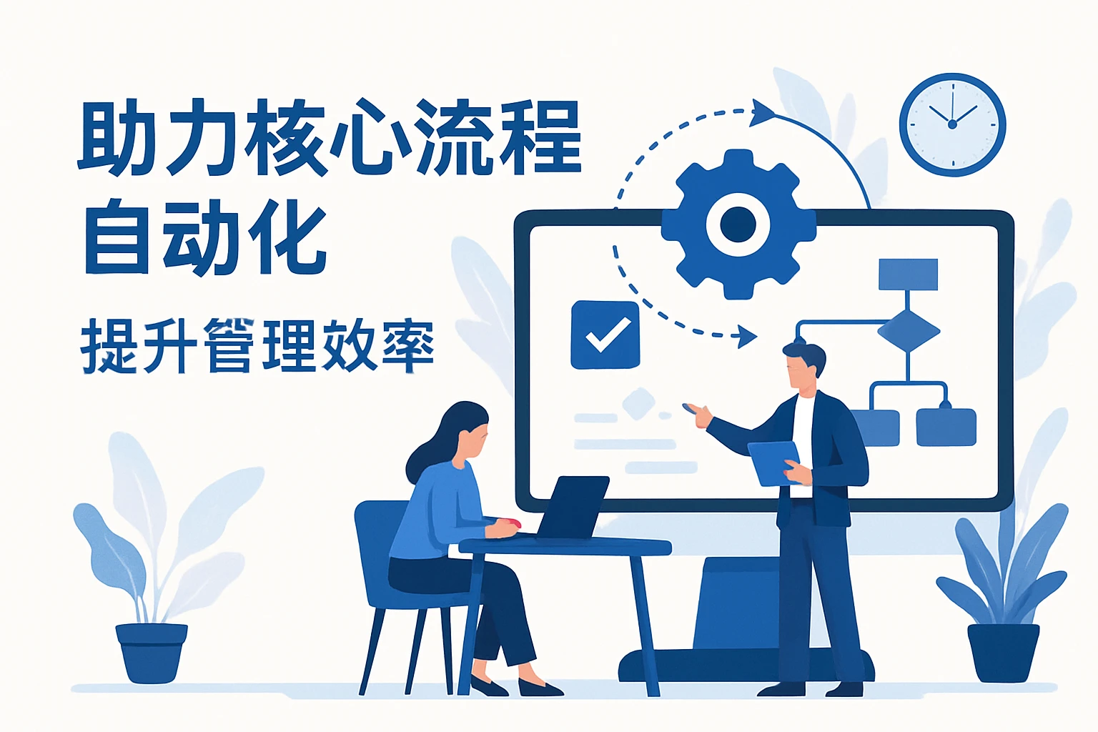 助力核心流程自动化，提升管理效率