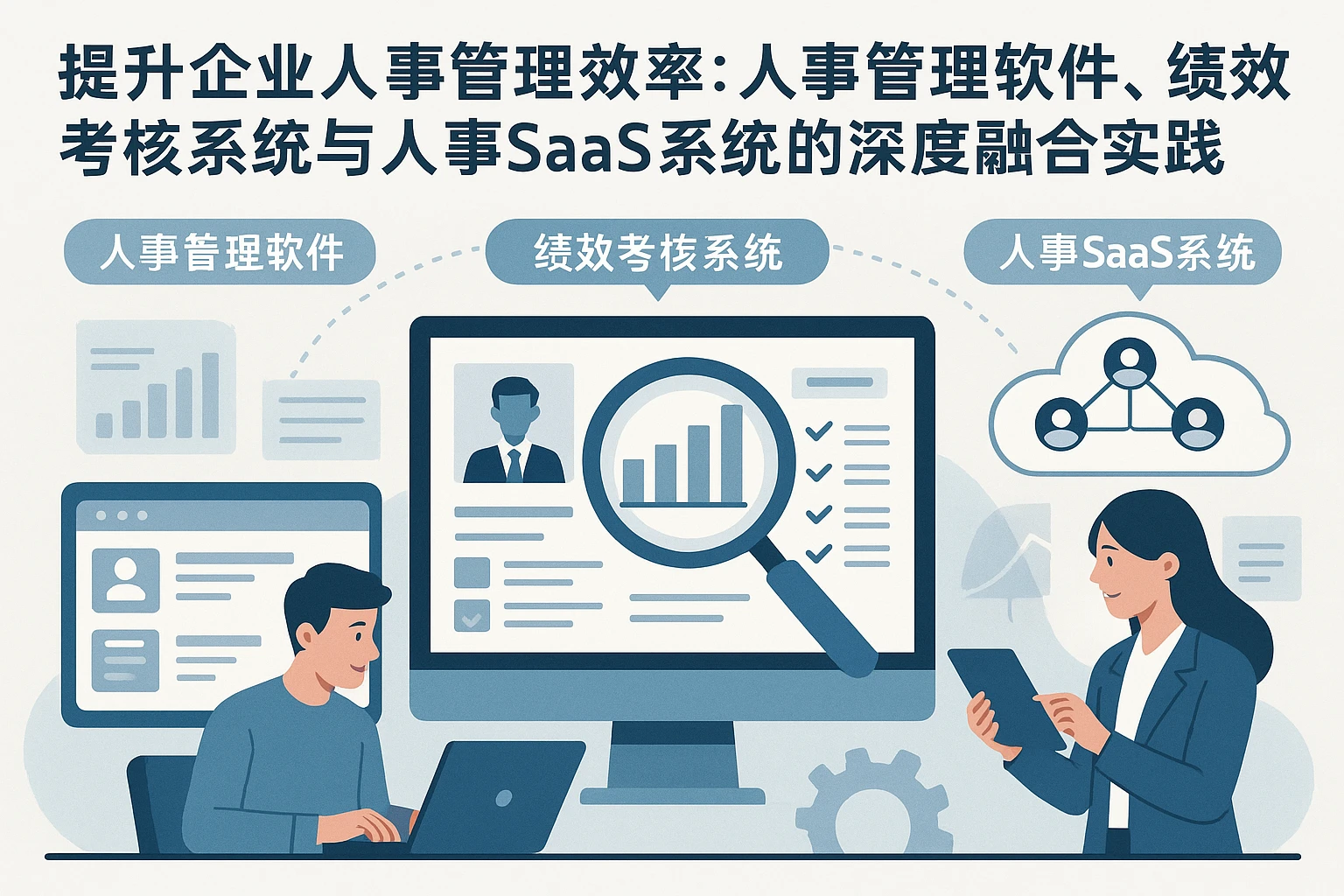 提升企业人事管理效率：人事管理软件、绩效考核系统与人事SaaS系统的深度融合实践