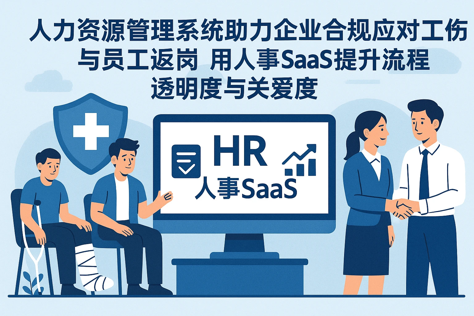 人力资源管理系统助力企业合规应对工伤与员工返岗，用人事SaaS提升流程透明度与关爱度