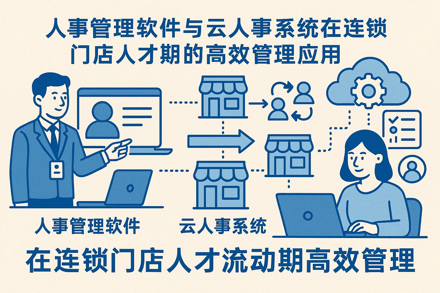 人事管理软件与云人事系统在连锁门店人才流动期的高效管理应用