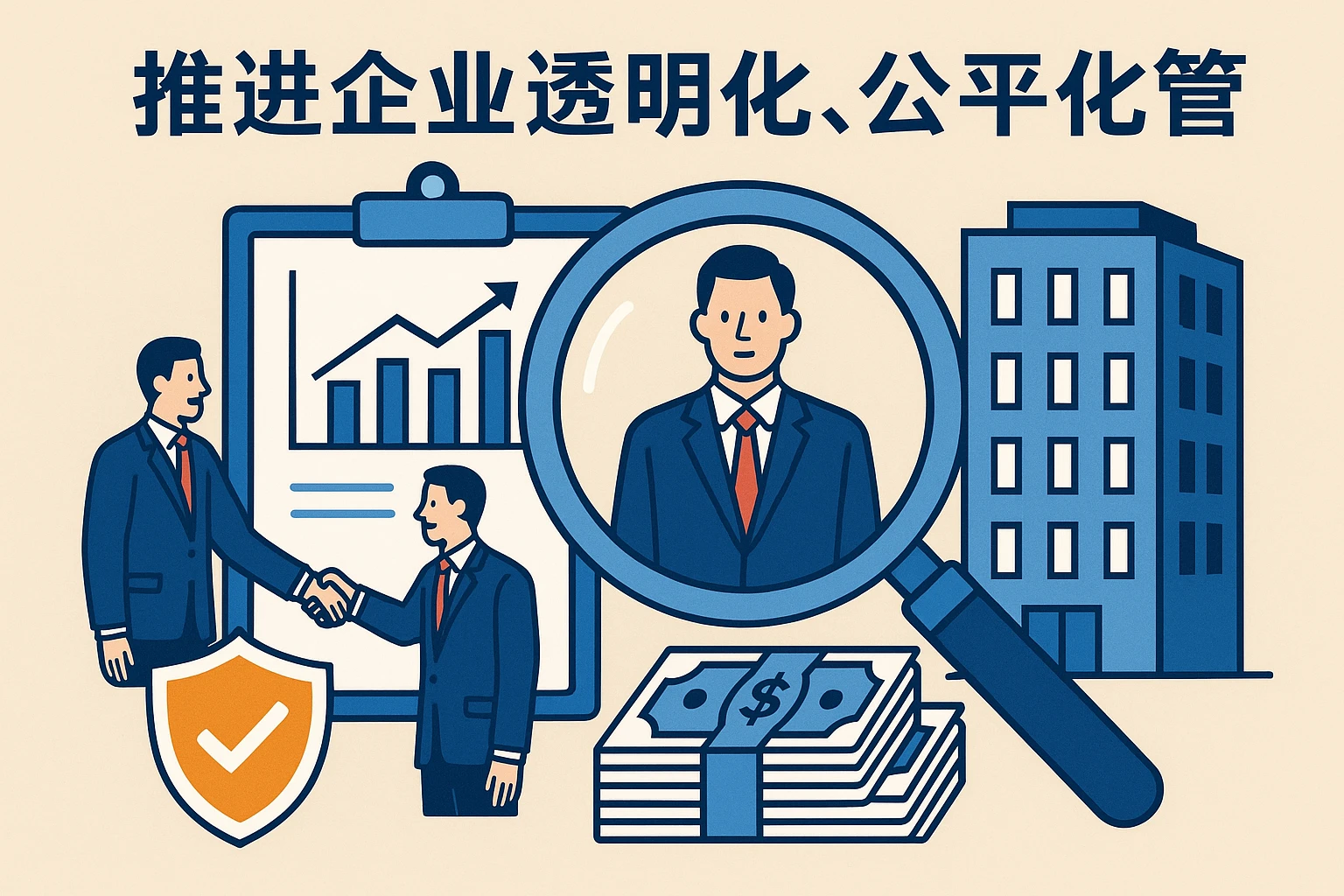 1. 促进企业透明化、公平化管理
