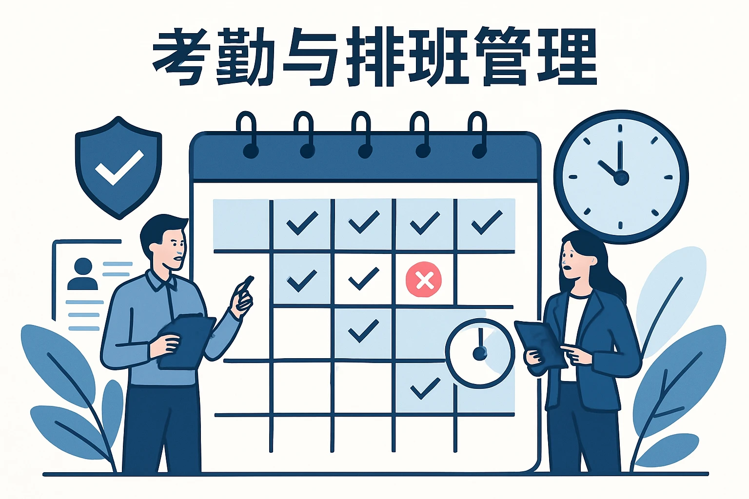 考勤与排班管理