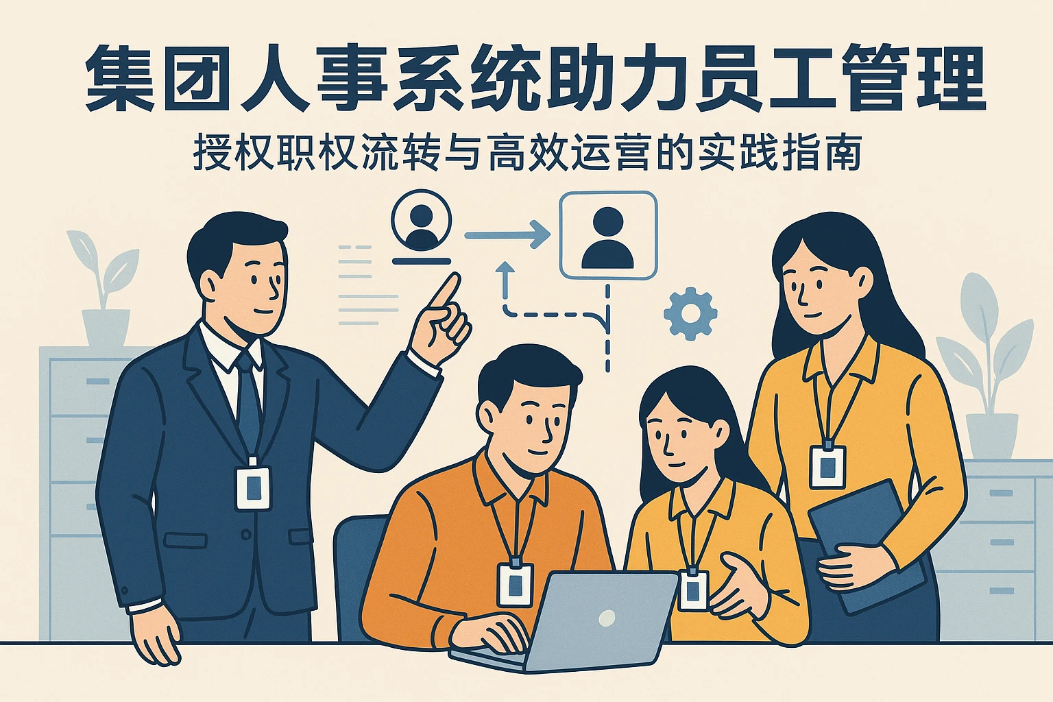 集团人事系统助力员工管理：授权职权流转与高效运营的实践指南