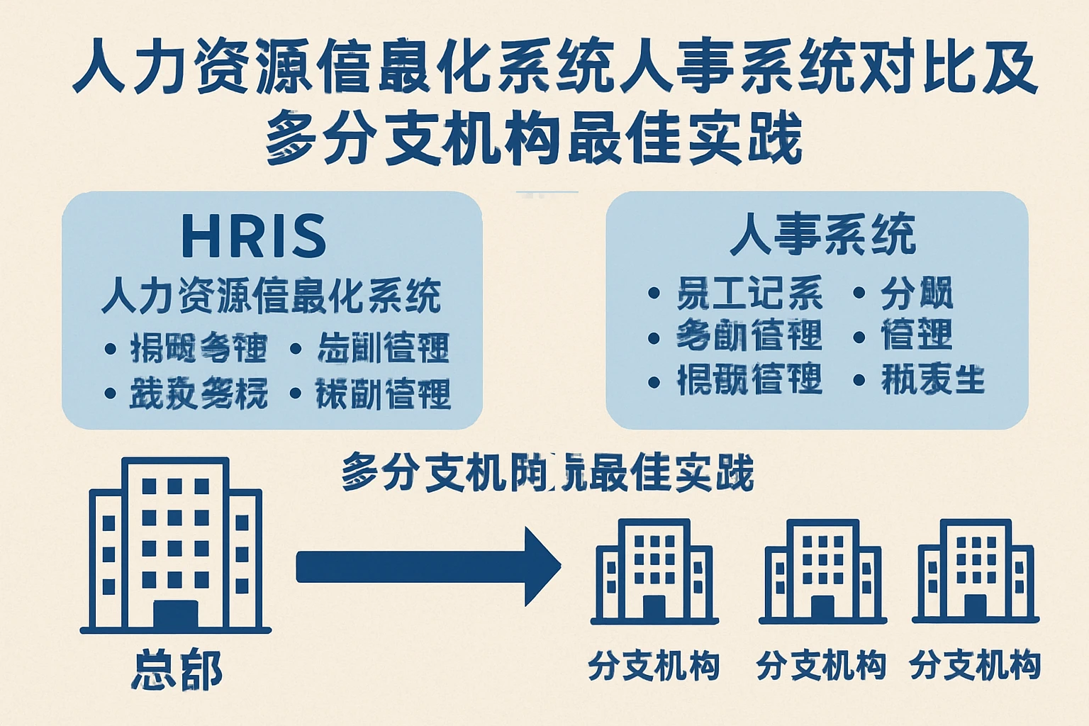 人力资源信息化系统人事系统对比及多分支机构最佳实践