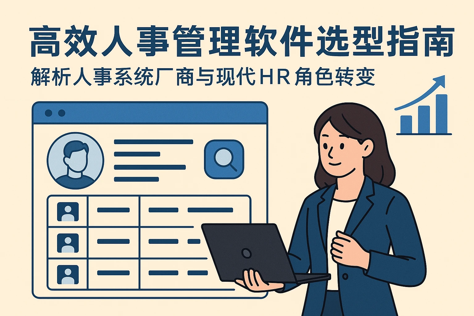 高效人事管理软件选型指南:解析人事系统厂商与现代HR角色转变