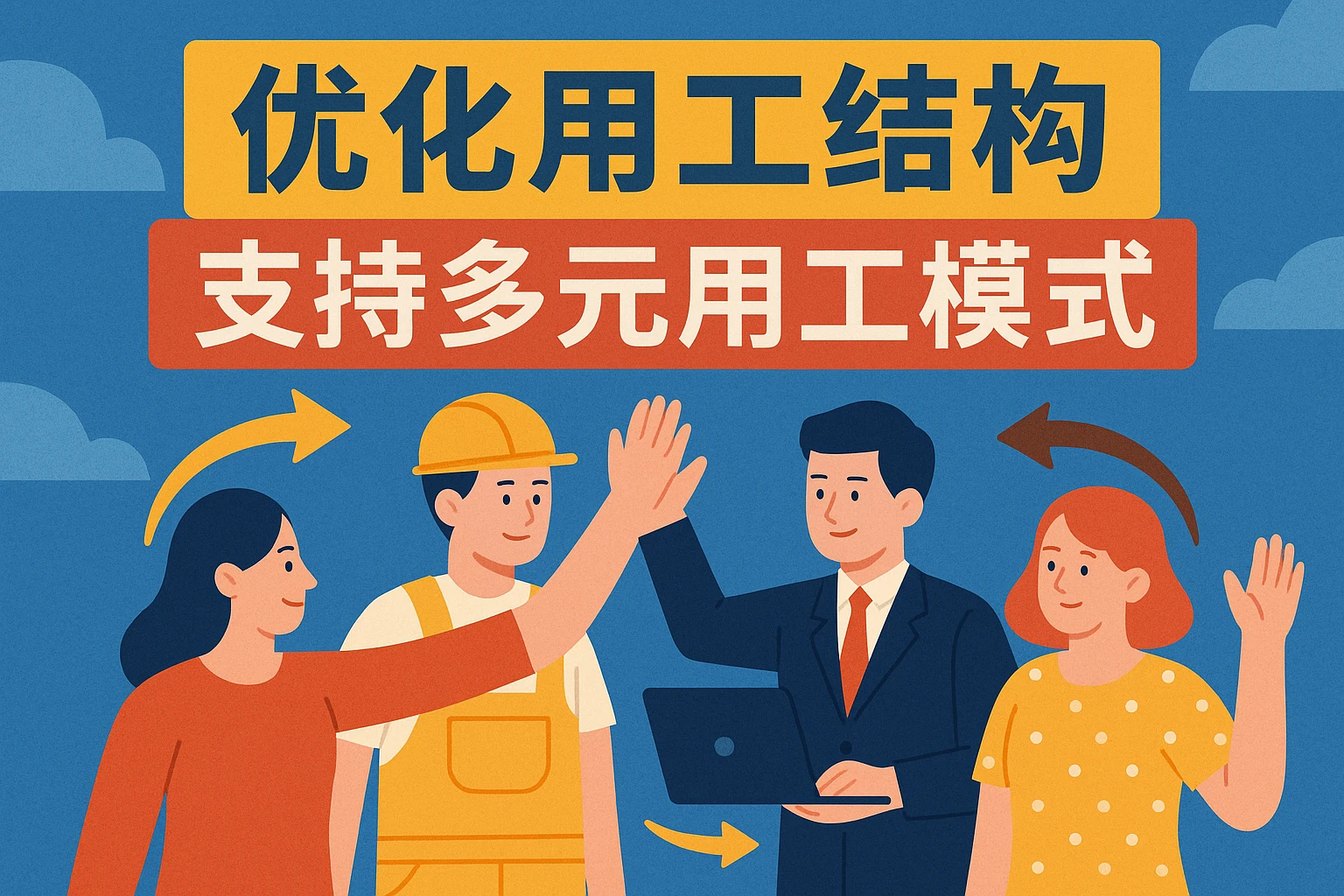 优化用工结构，支持多元用工模式