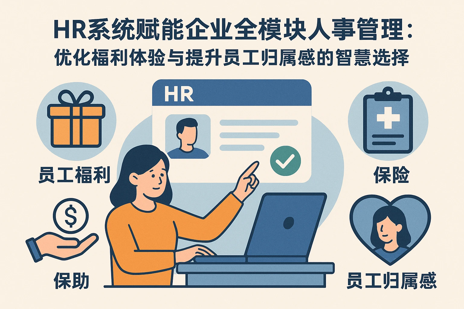 HR系统赋能企业全模块人事管理：优化福利体验与提升员工归属感的智慧选择