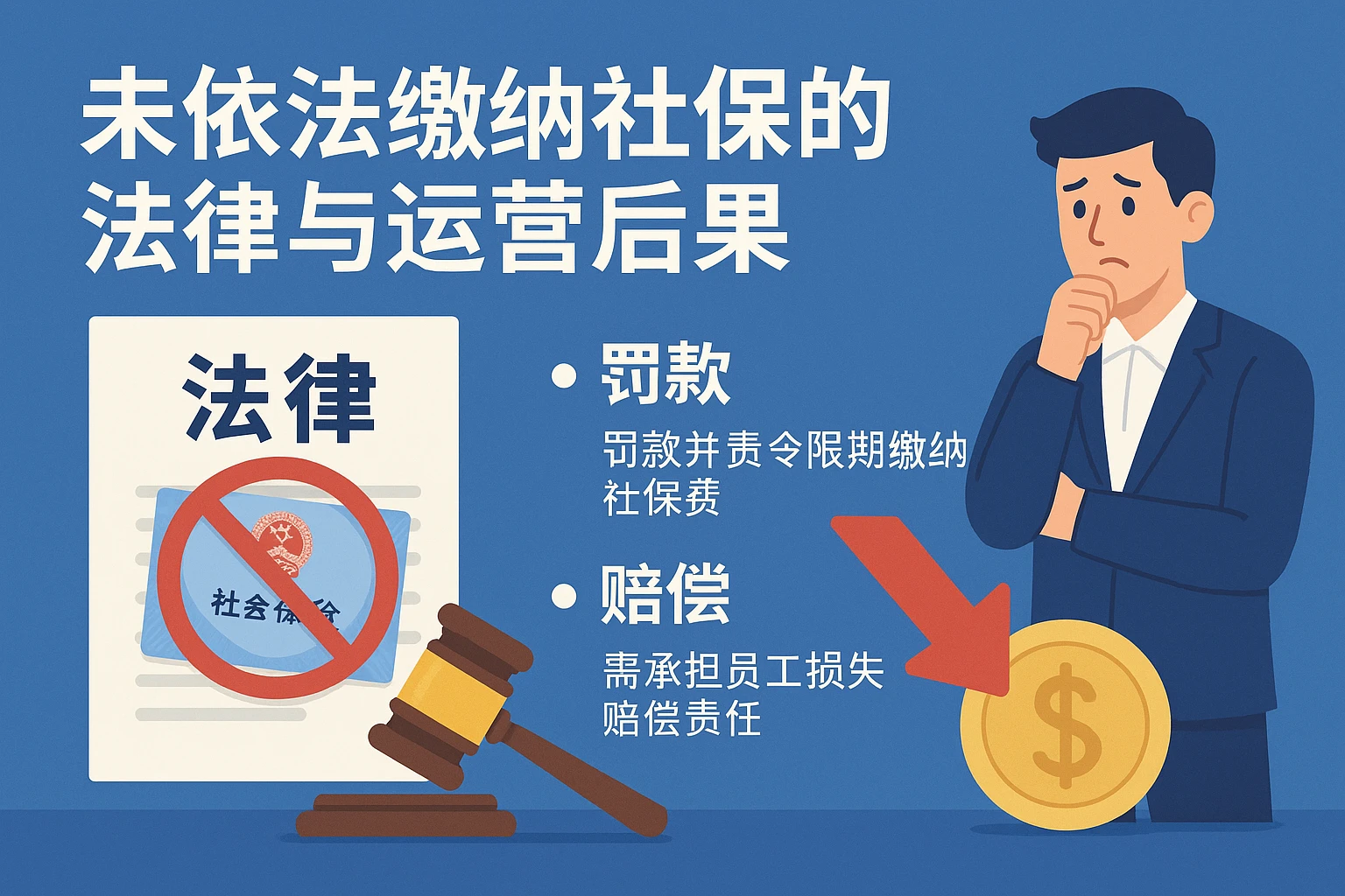 未依法缴纳社保的法律与运营后果