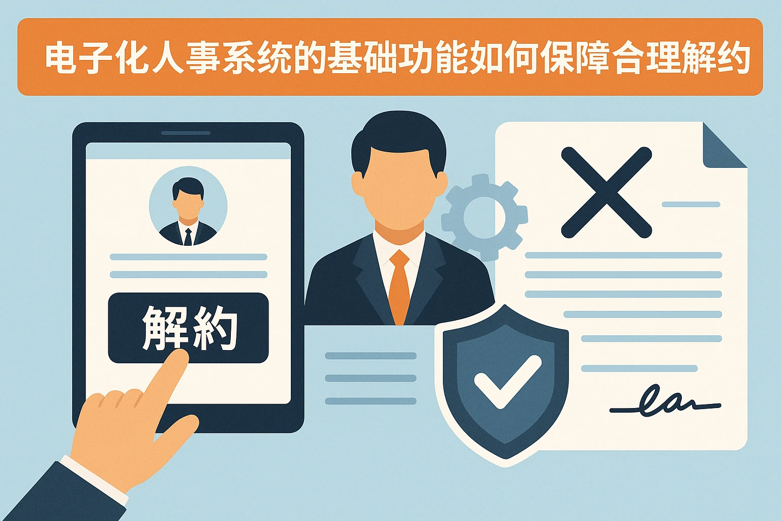 电子化人事系统的基础功能如何保障合理解约？