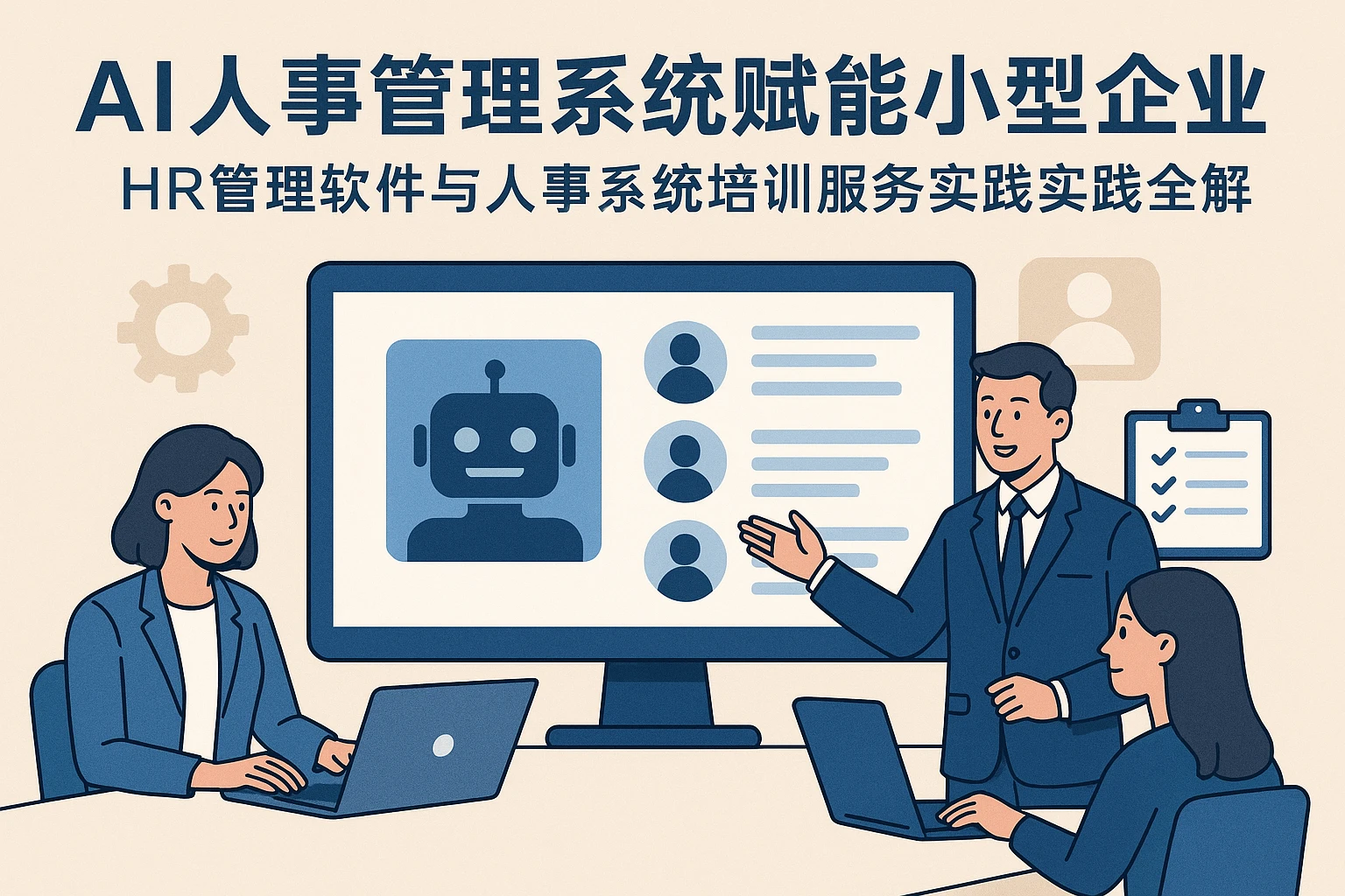 AI人事管理系统赋能小型企业：HR管理软件与人事系统培训服务实践全解