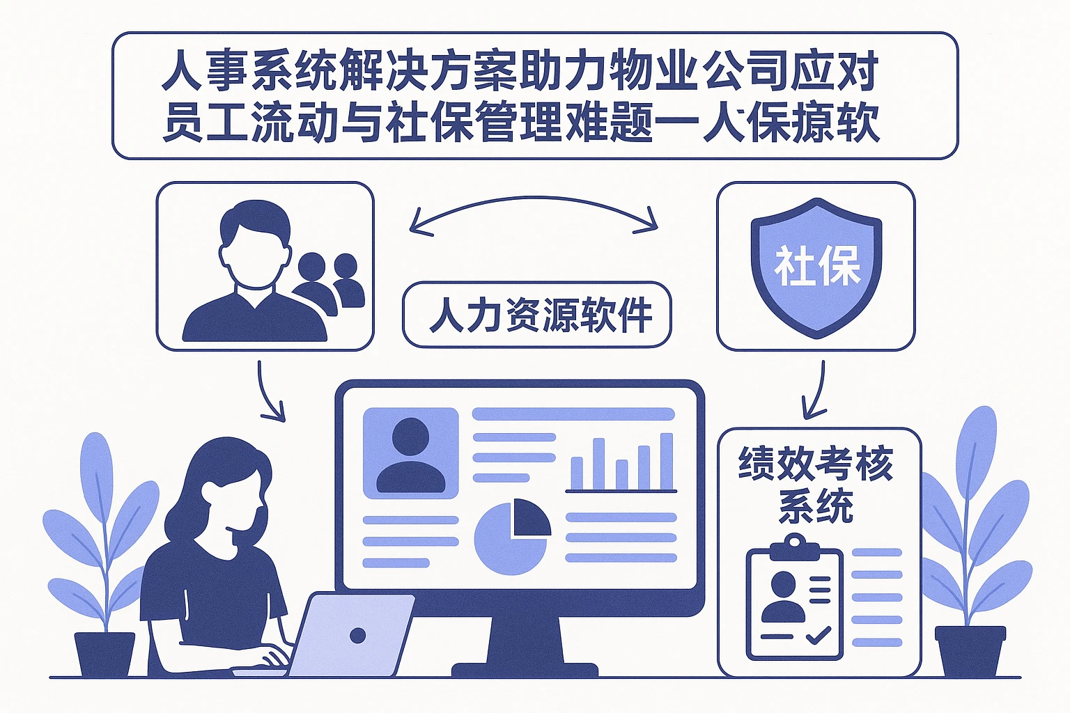 人事系统解决方案助力物业公司应对员工流动与社保管理难题——人力资源软件与绩效考核系统的融合应用