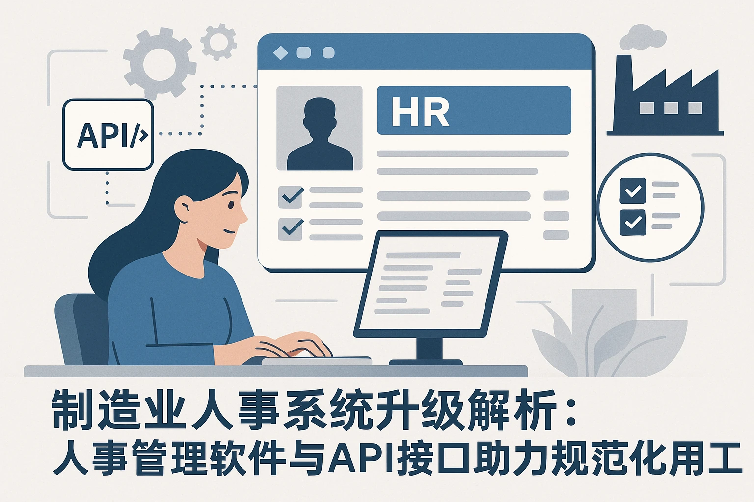 制造业人事系统升级解析：人事管理软件与API接口助力规范化用工